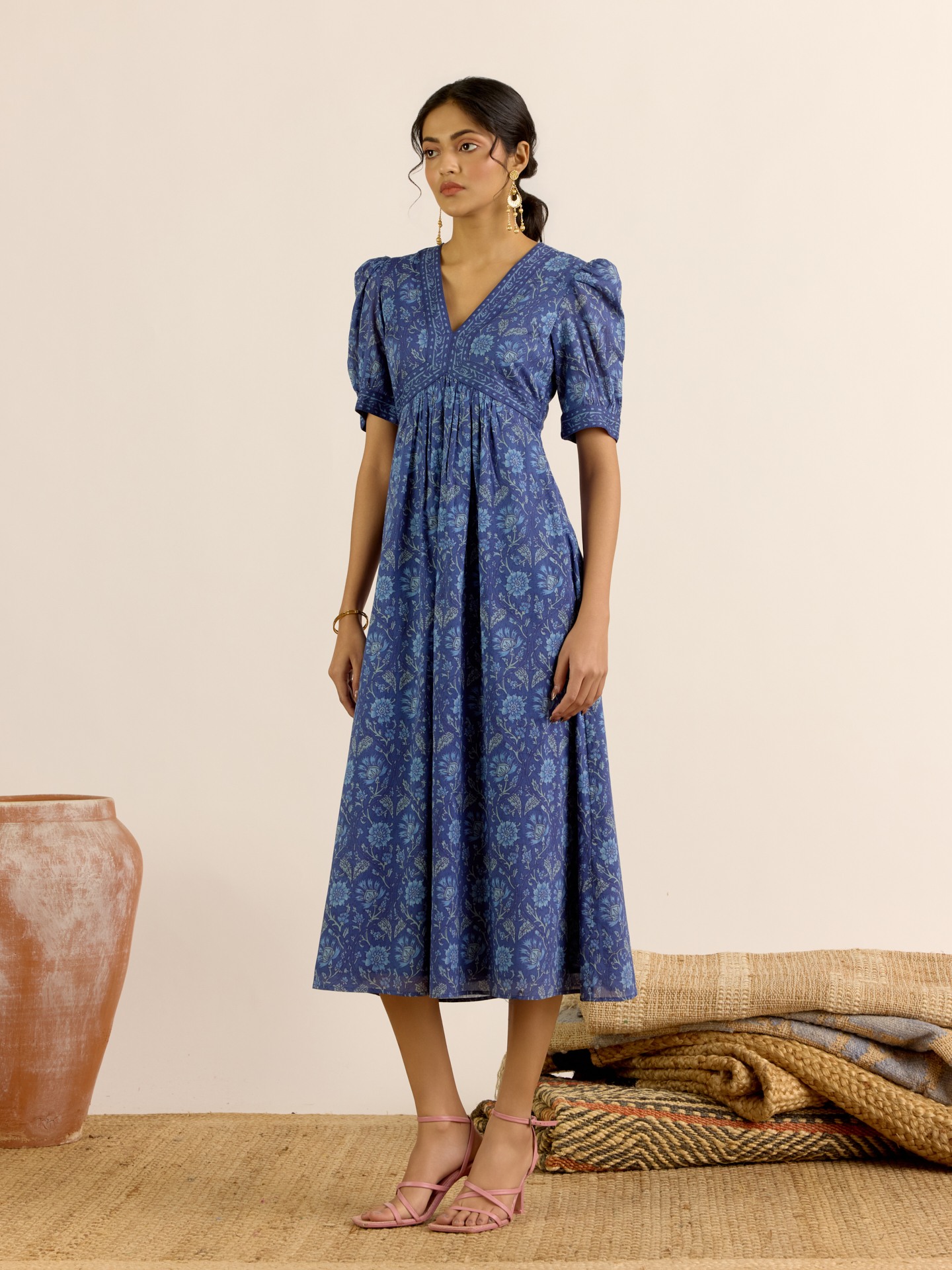 Denim Blue Fiona
 Long Dress