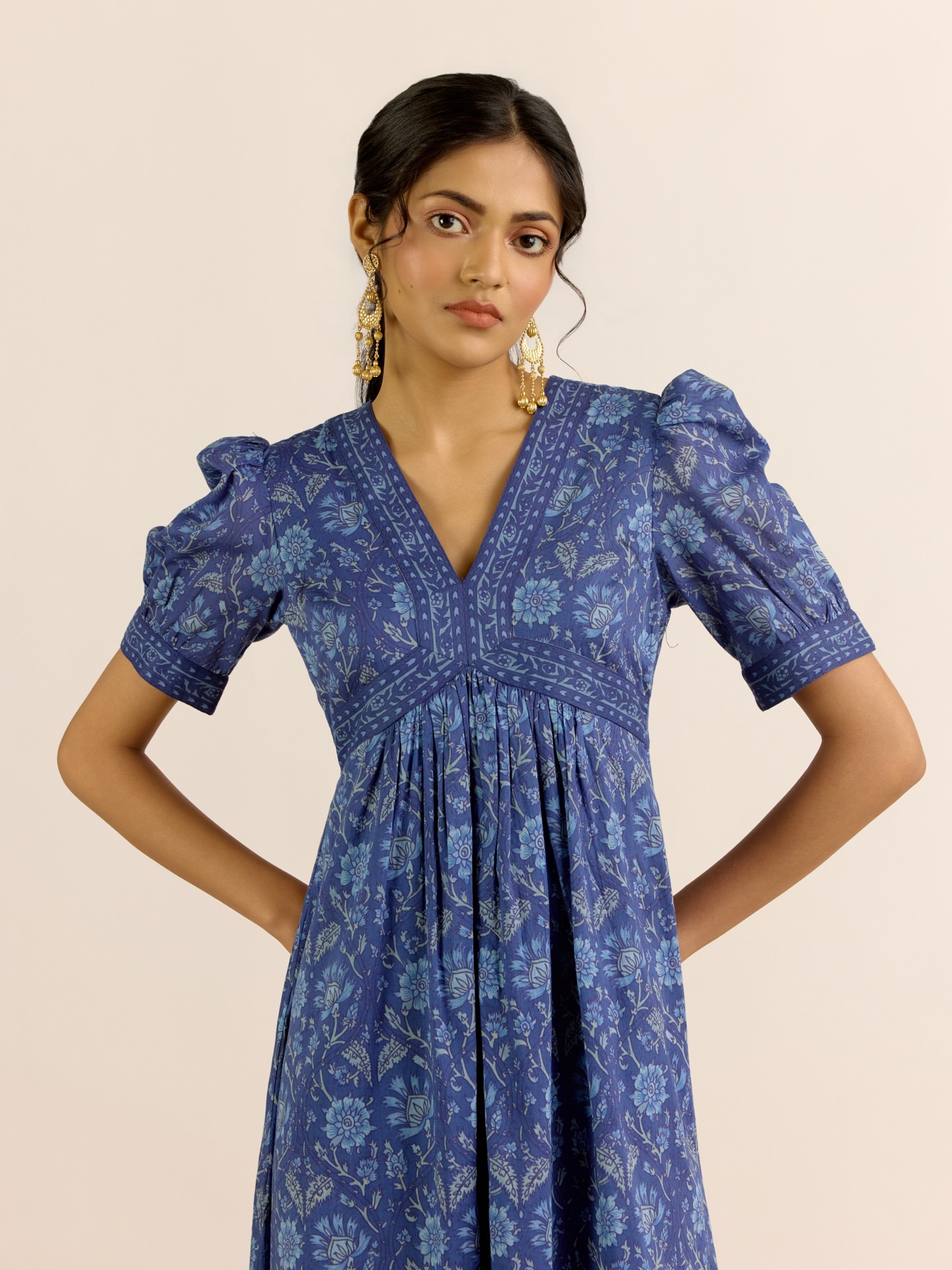 Denim Blue Fiona
 Long Dress
