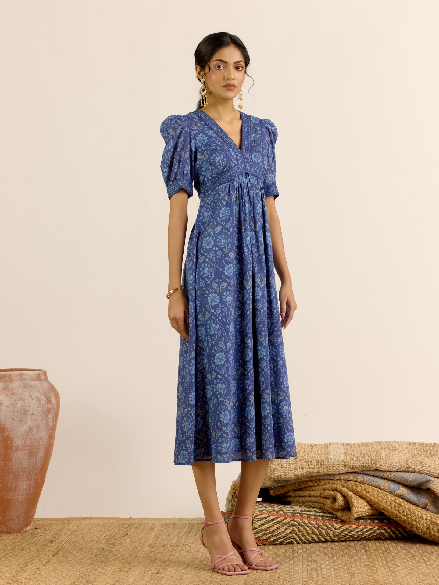 Denim Blue Fiona
 Long Dress