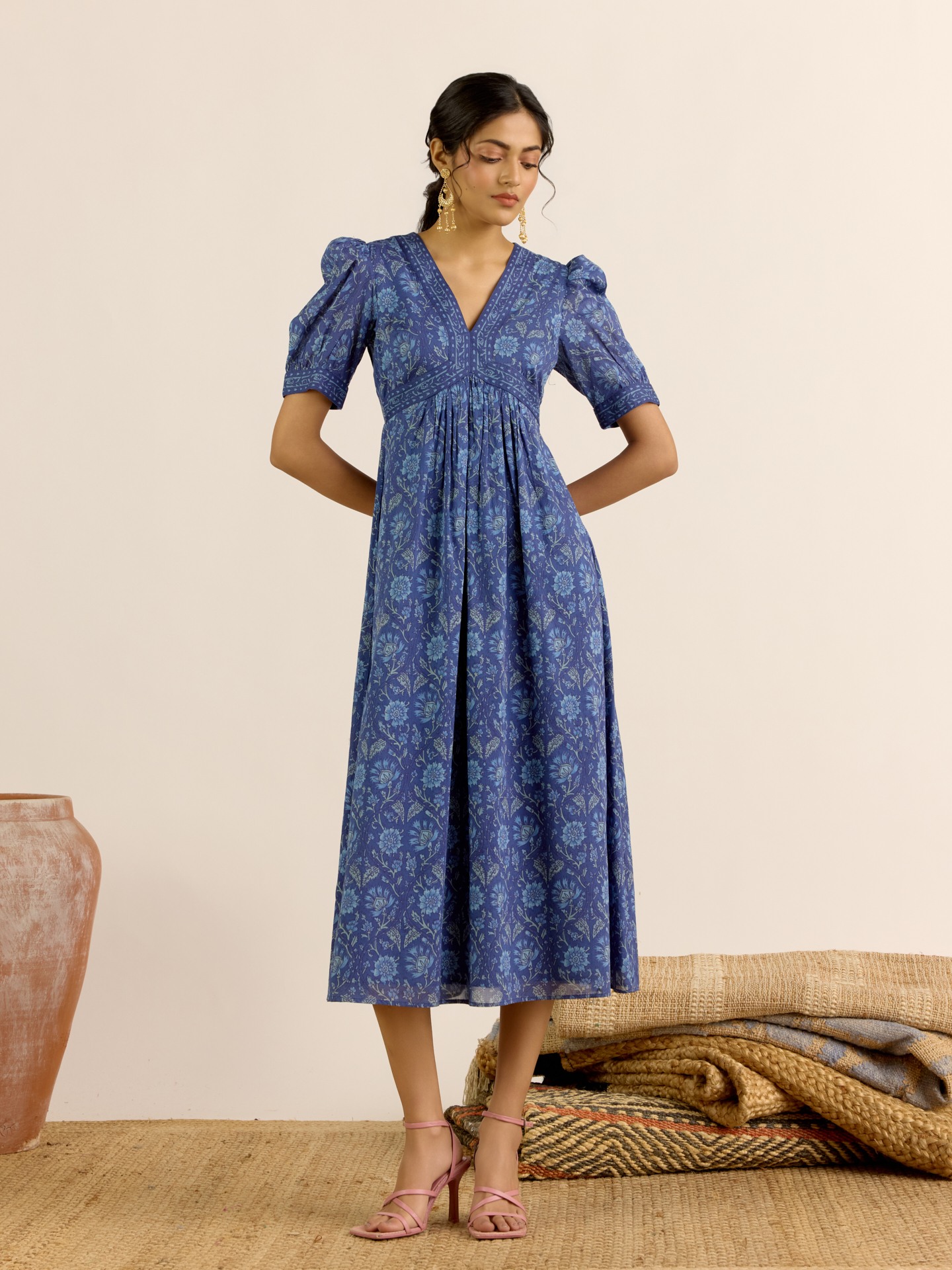 Denim Blue Fiona
 Long Dress