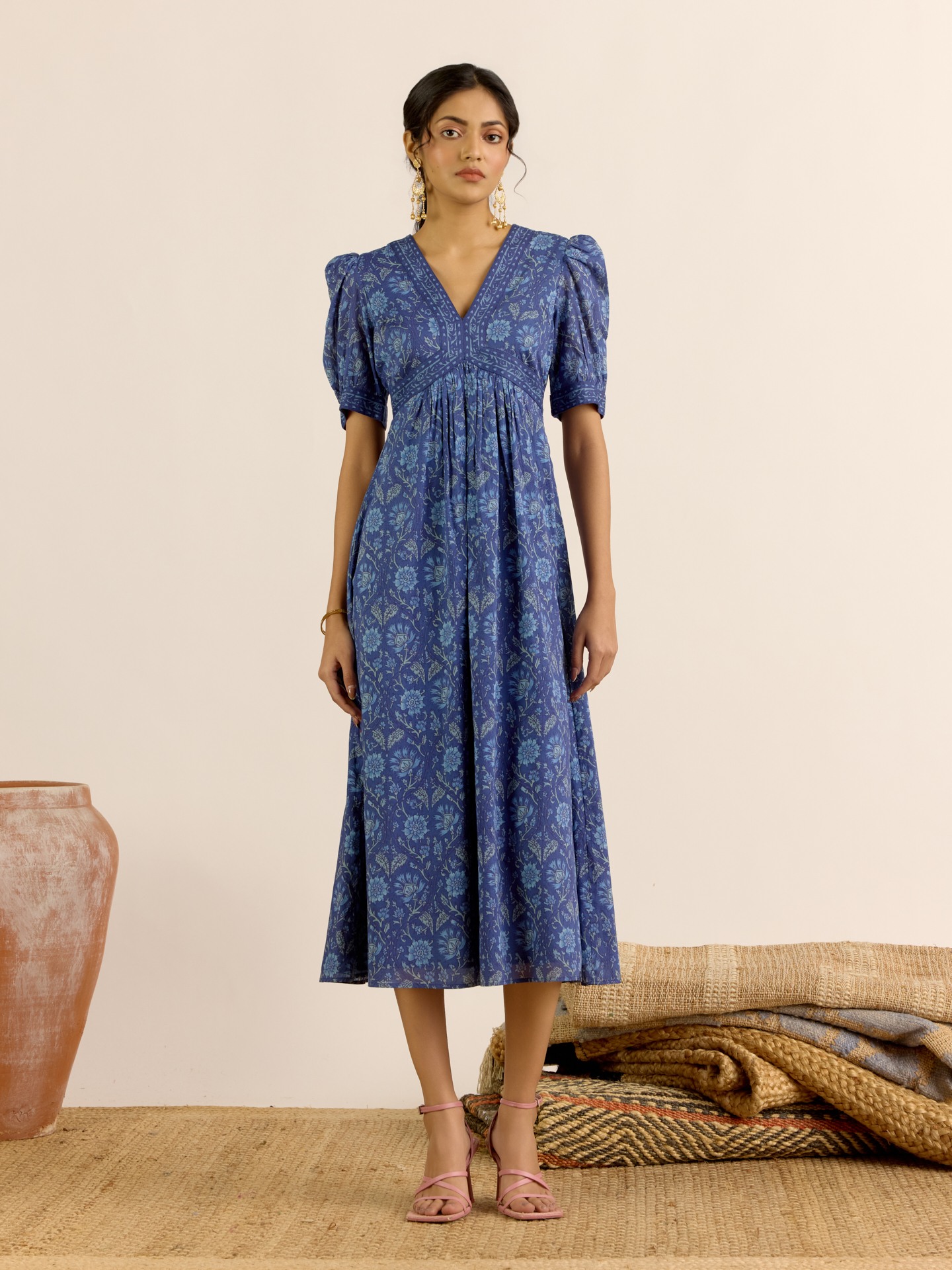 Denim Blue Fiona
 Long Dress