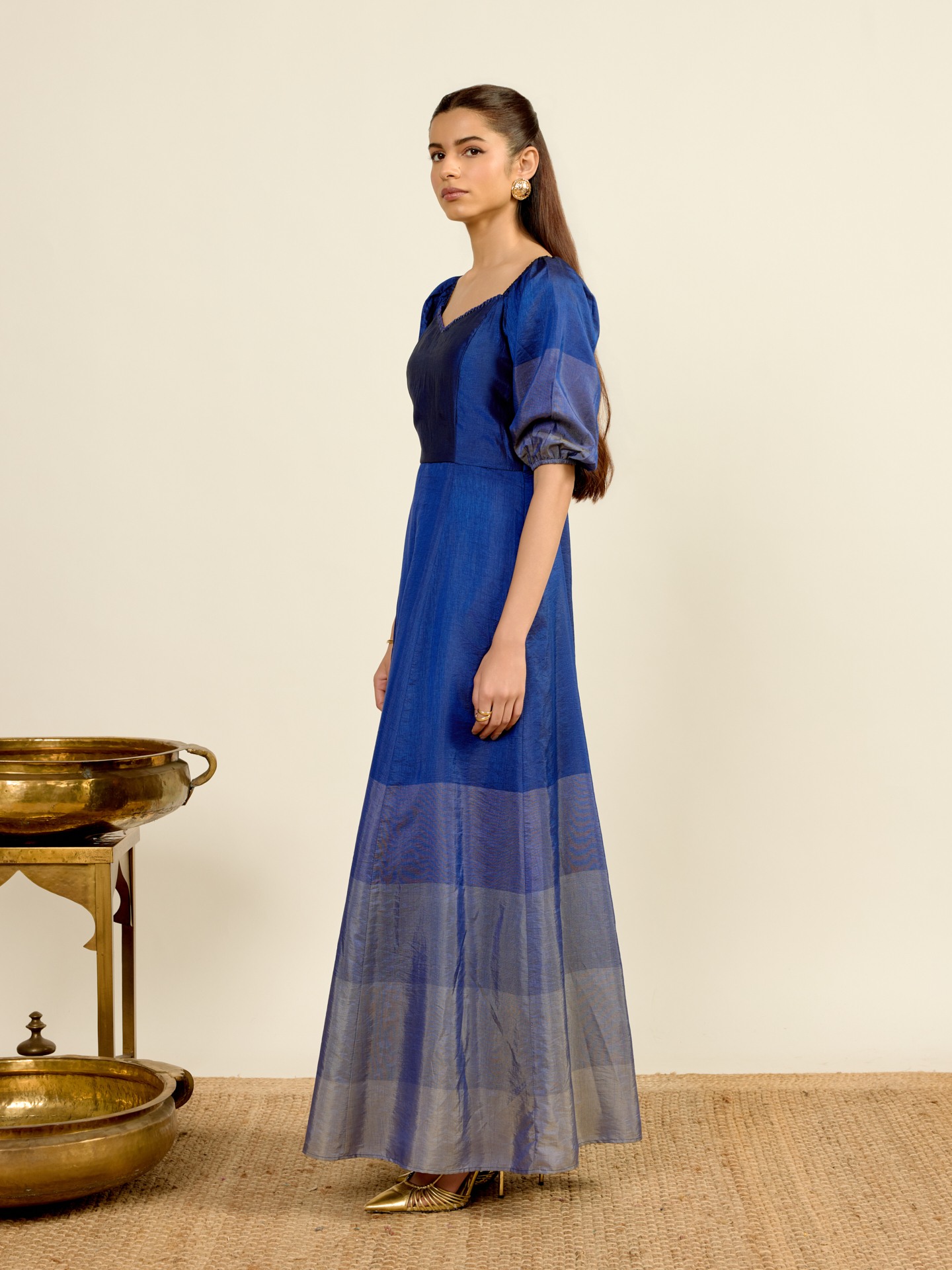 Blue Priyal Festive Long Dress