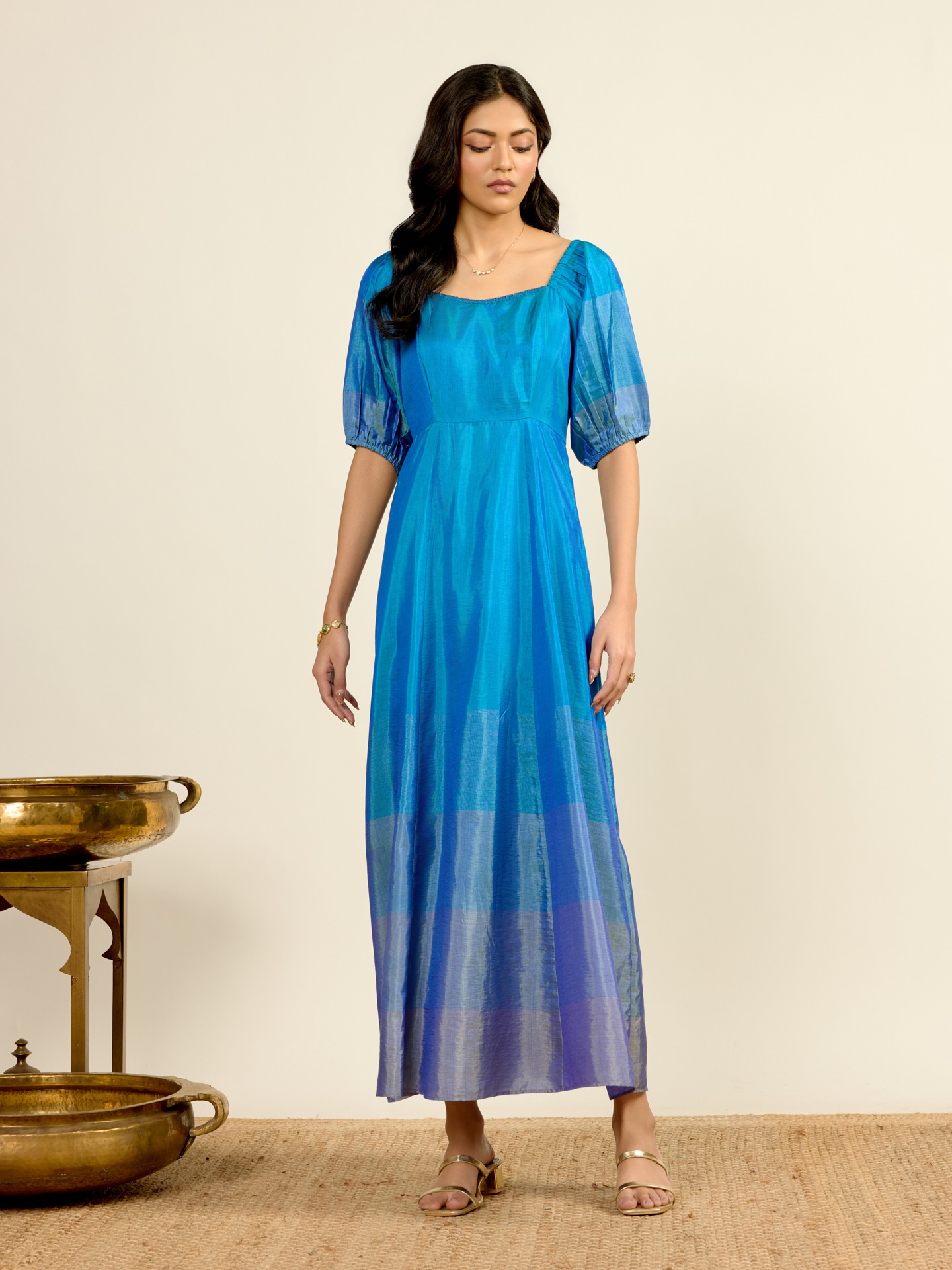 Blue Priyal Festive Long Dress