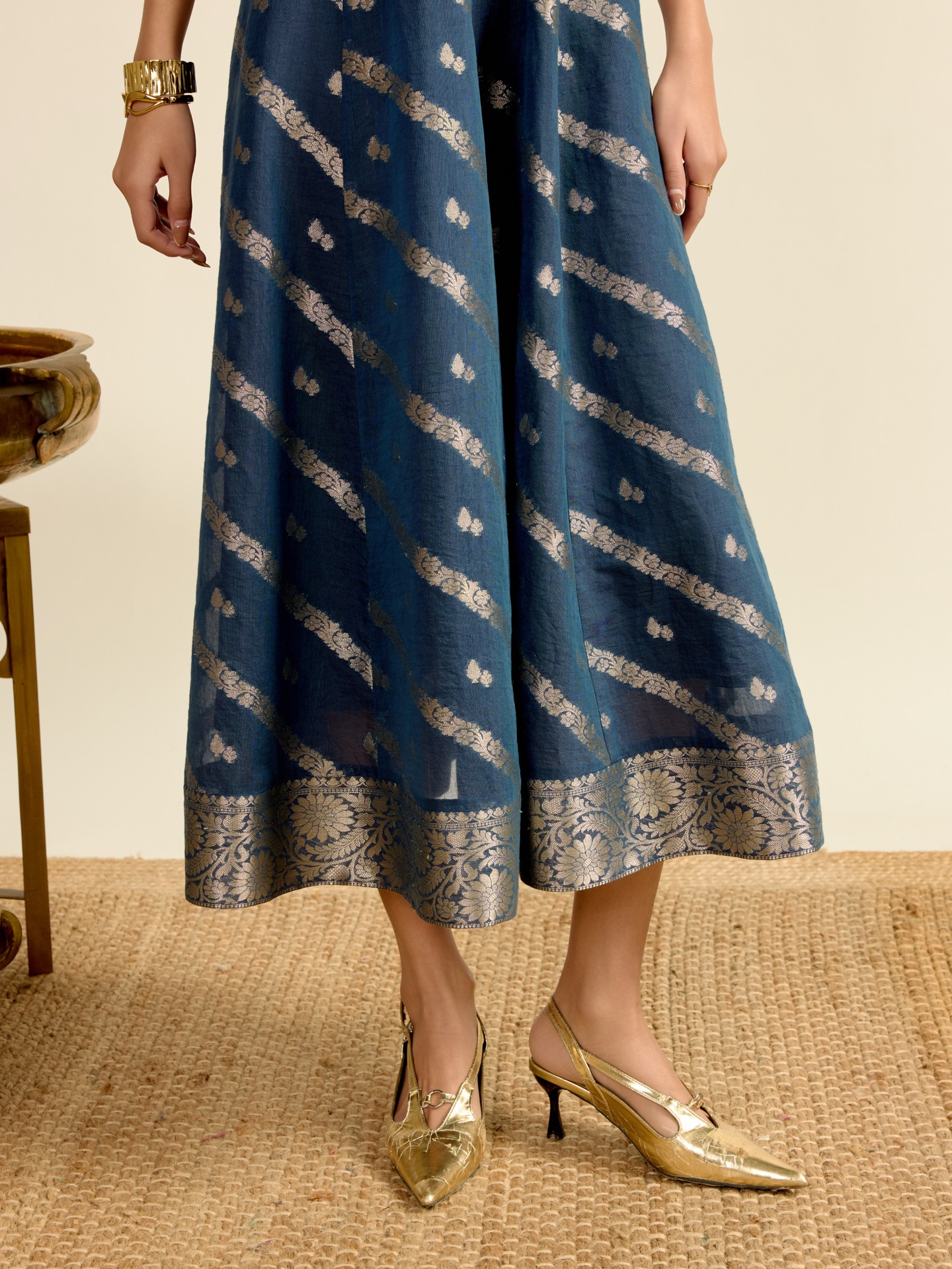 Royal Blue Sudiksha Festive Long Dress