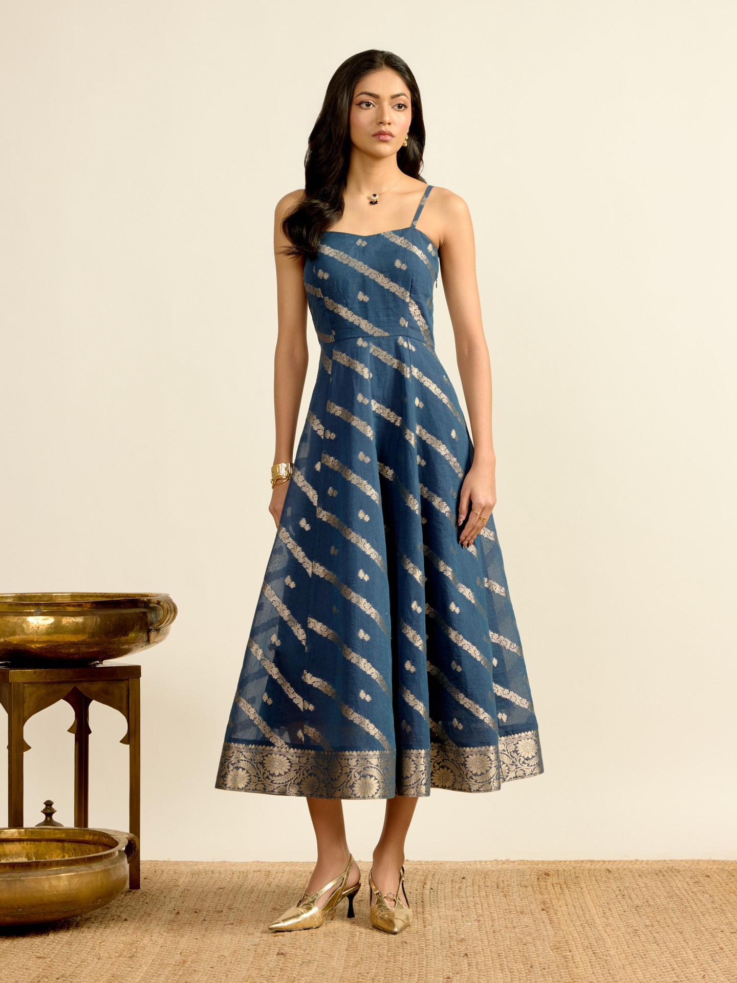 Royal Blue Sudiksha Festive Long Dress