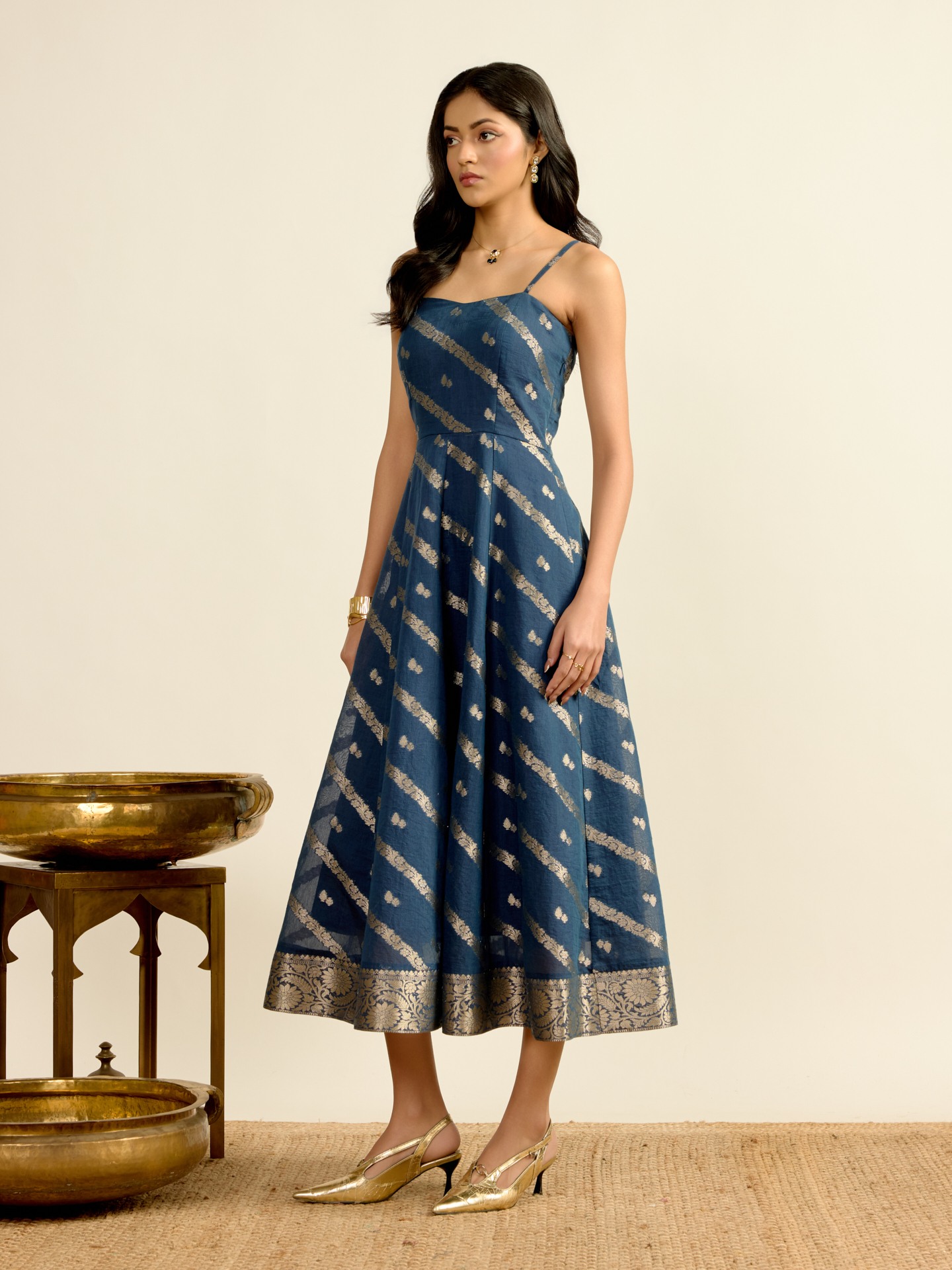 Royal Blue Sudiksha Festive Long Dress