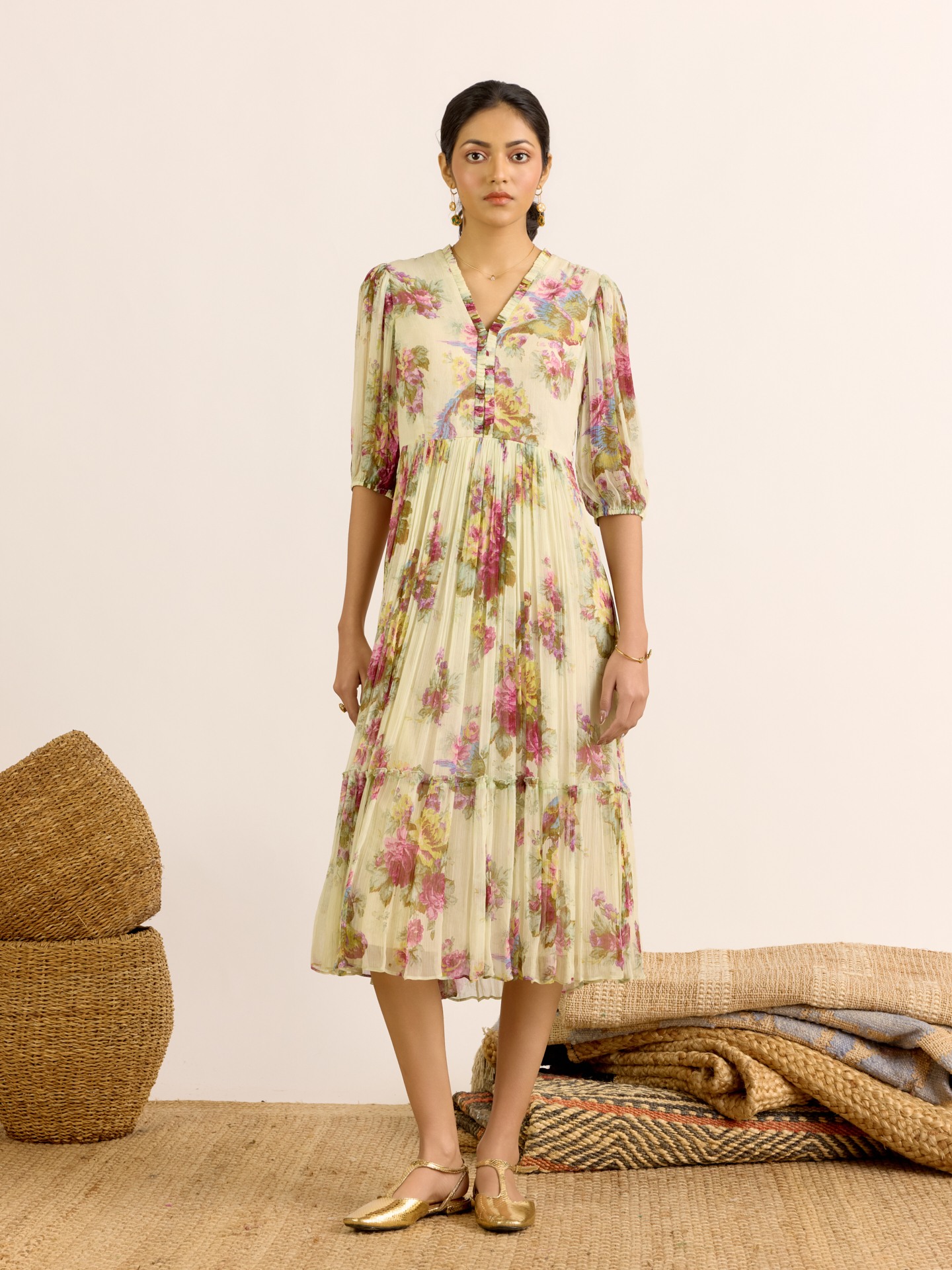 Off-White Reya Midi Dress