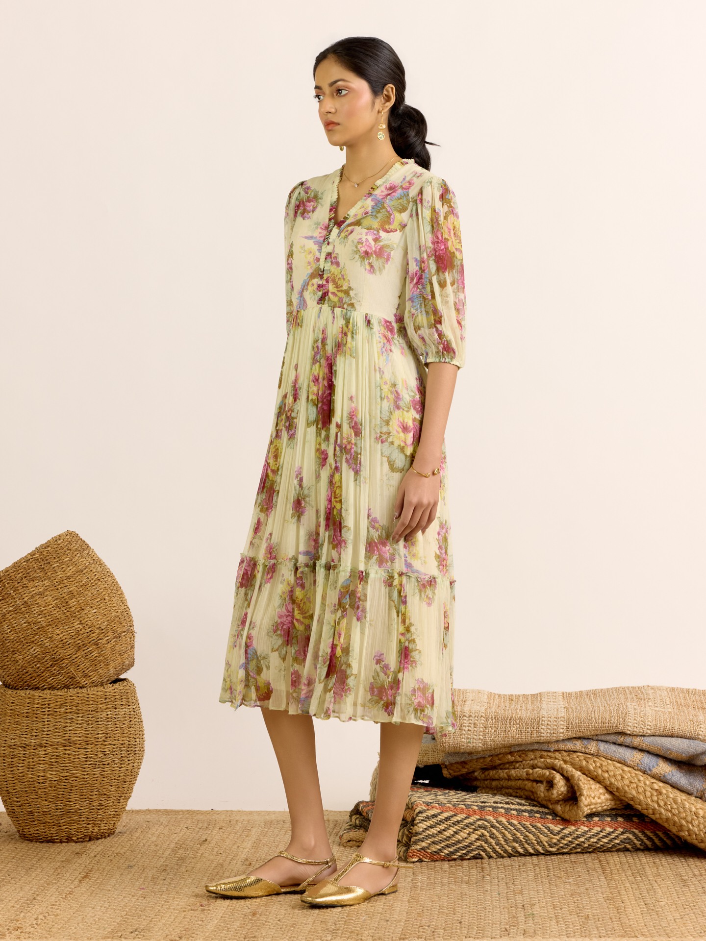 Off-White Reya Midi Dress