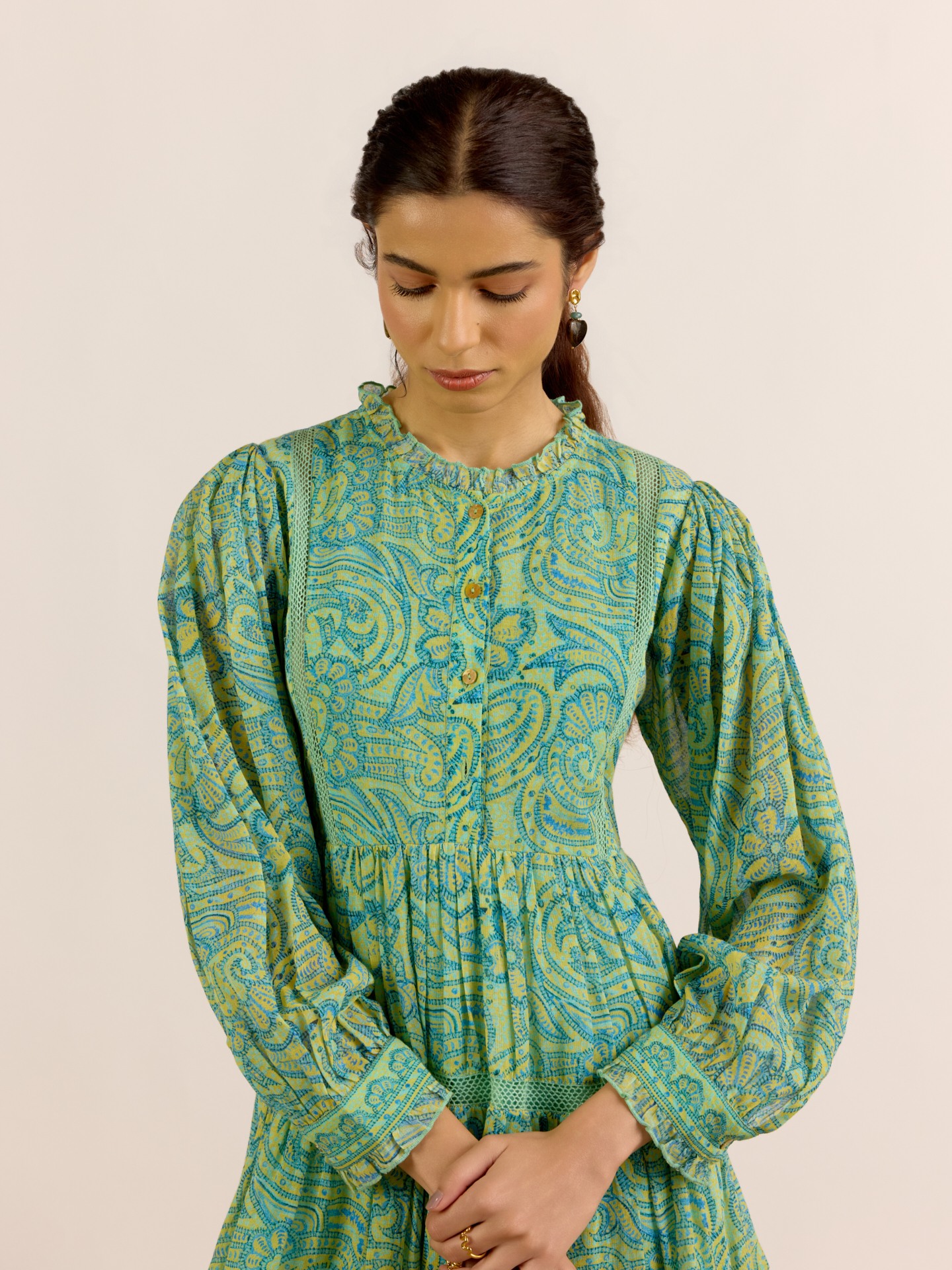 Green Navya Short Dress