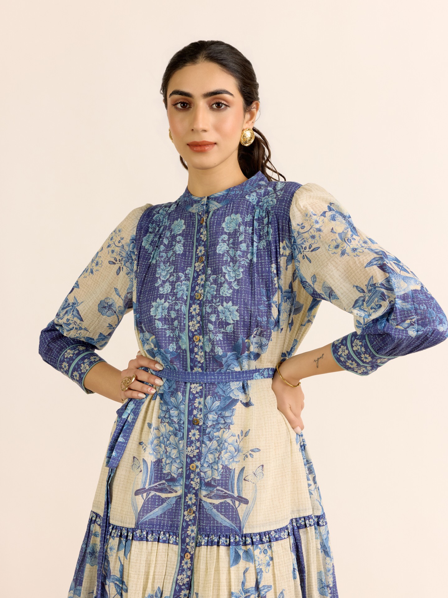 Indigo Nilambiri Short Dress