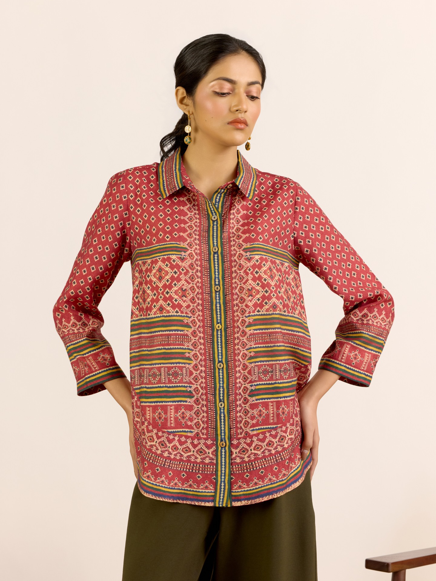 Brick Red Maya Shirt