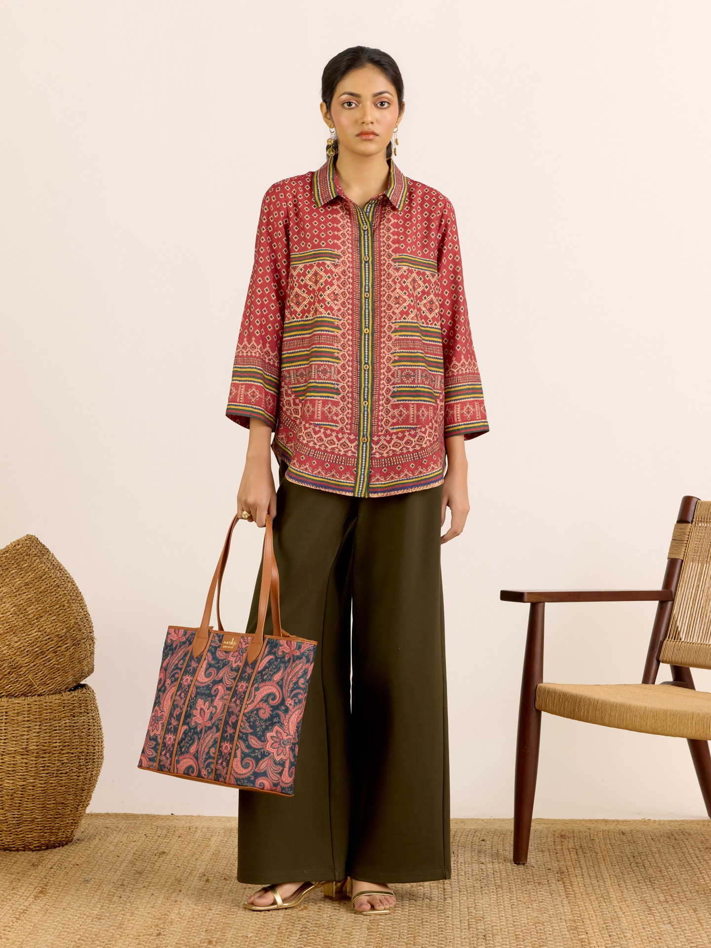 Brick Red Maya Shirt