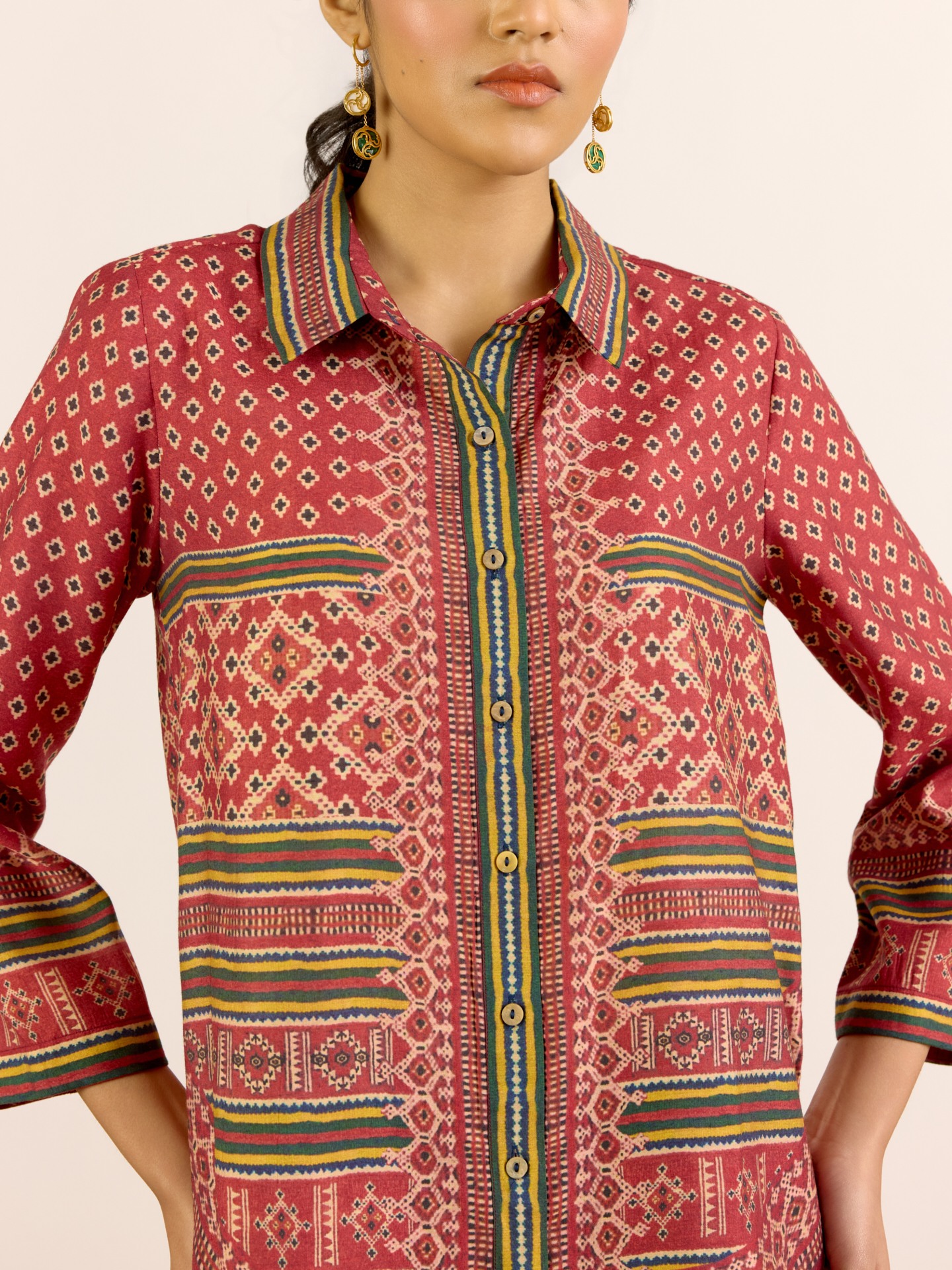 Brick Red Maya Shirt