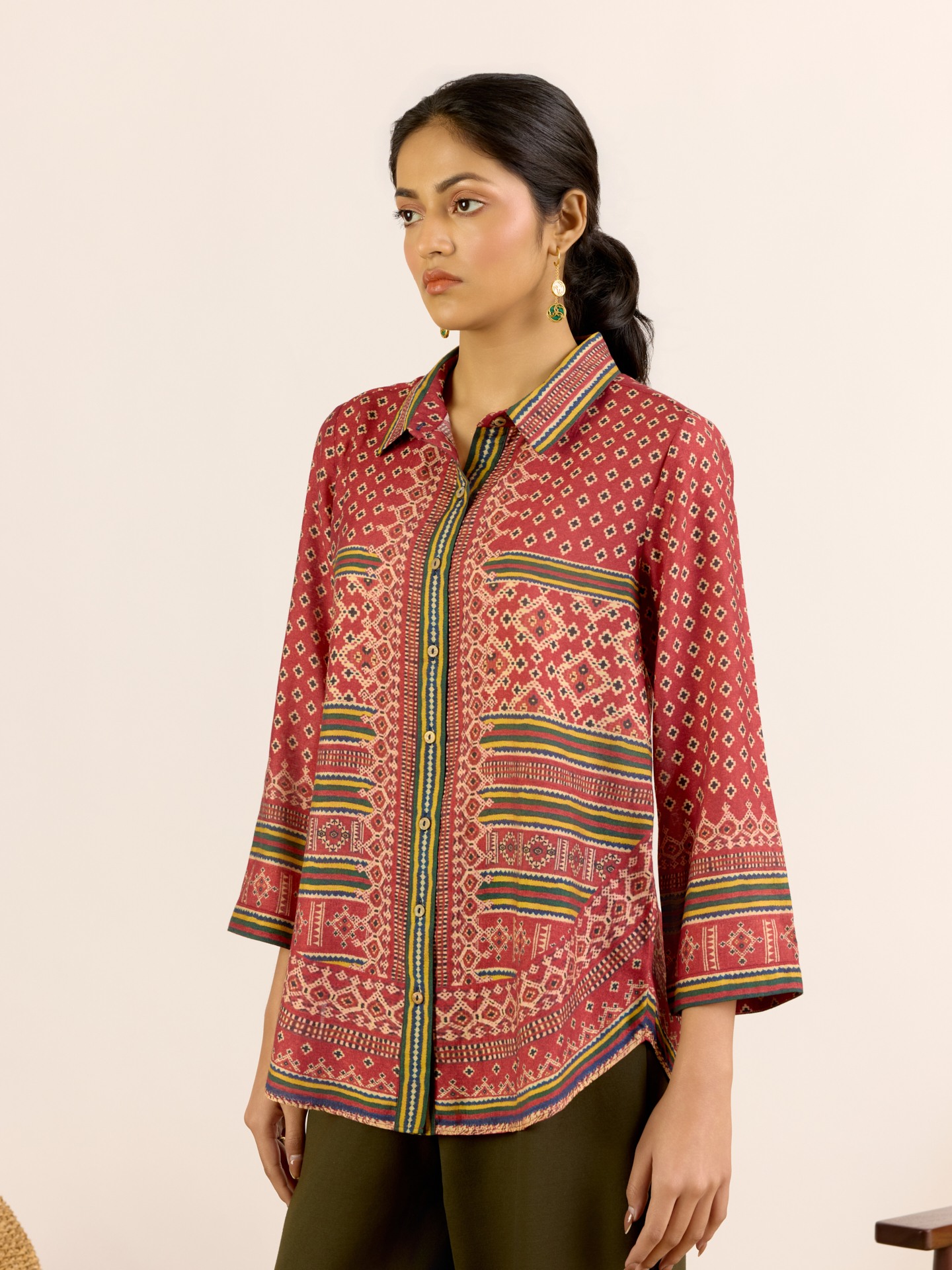 Brick Red Maya Shirt