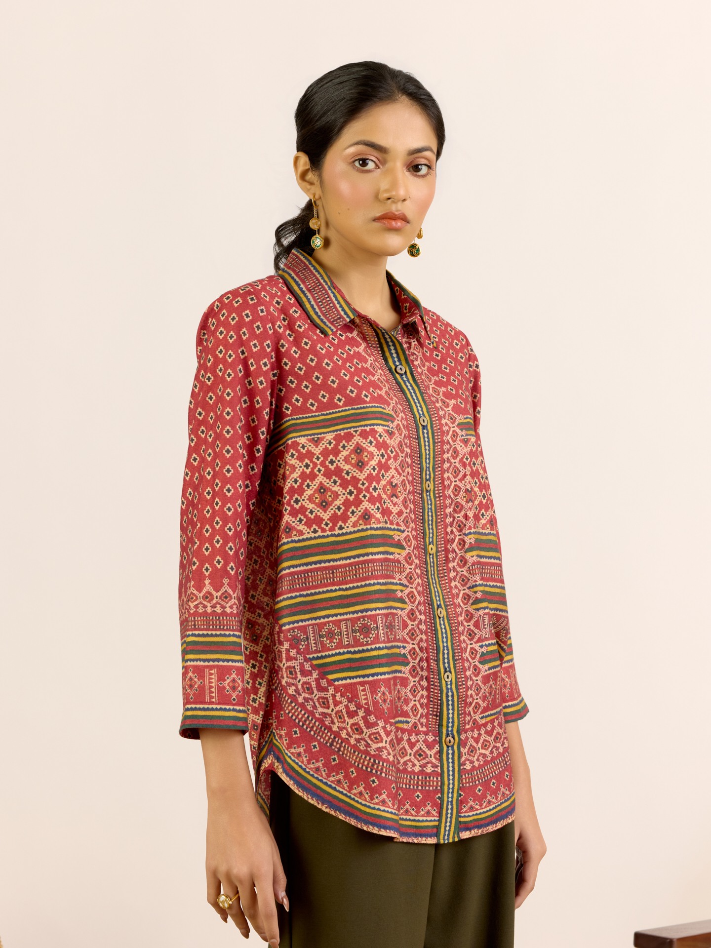 Brick Red Maya Shirt