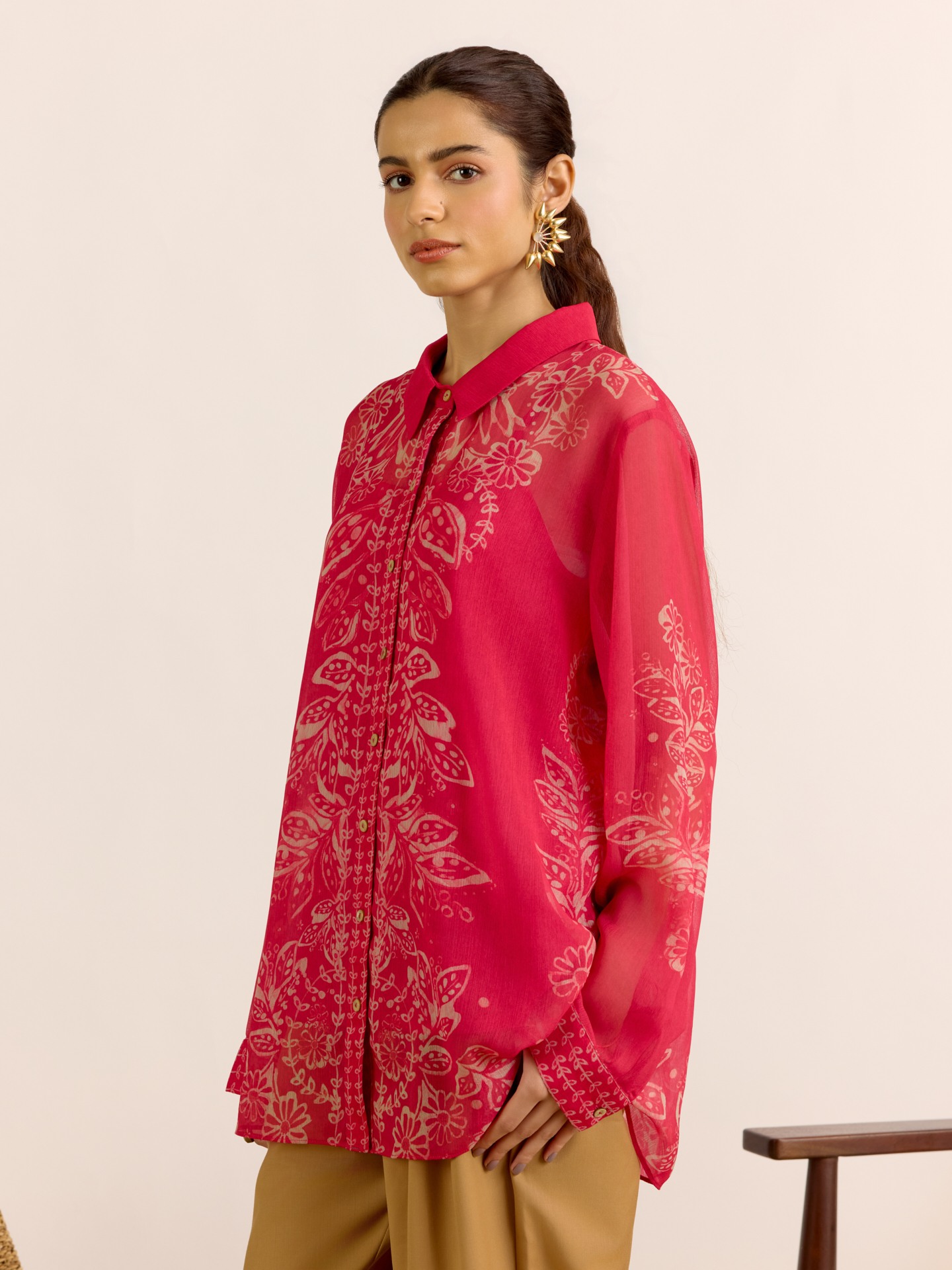 Fushia Elder Flower
 Shirt