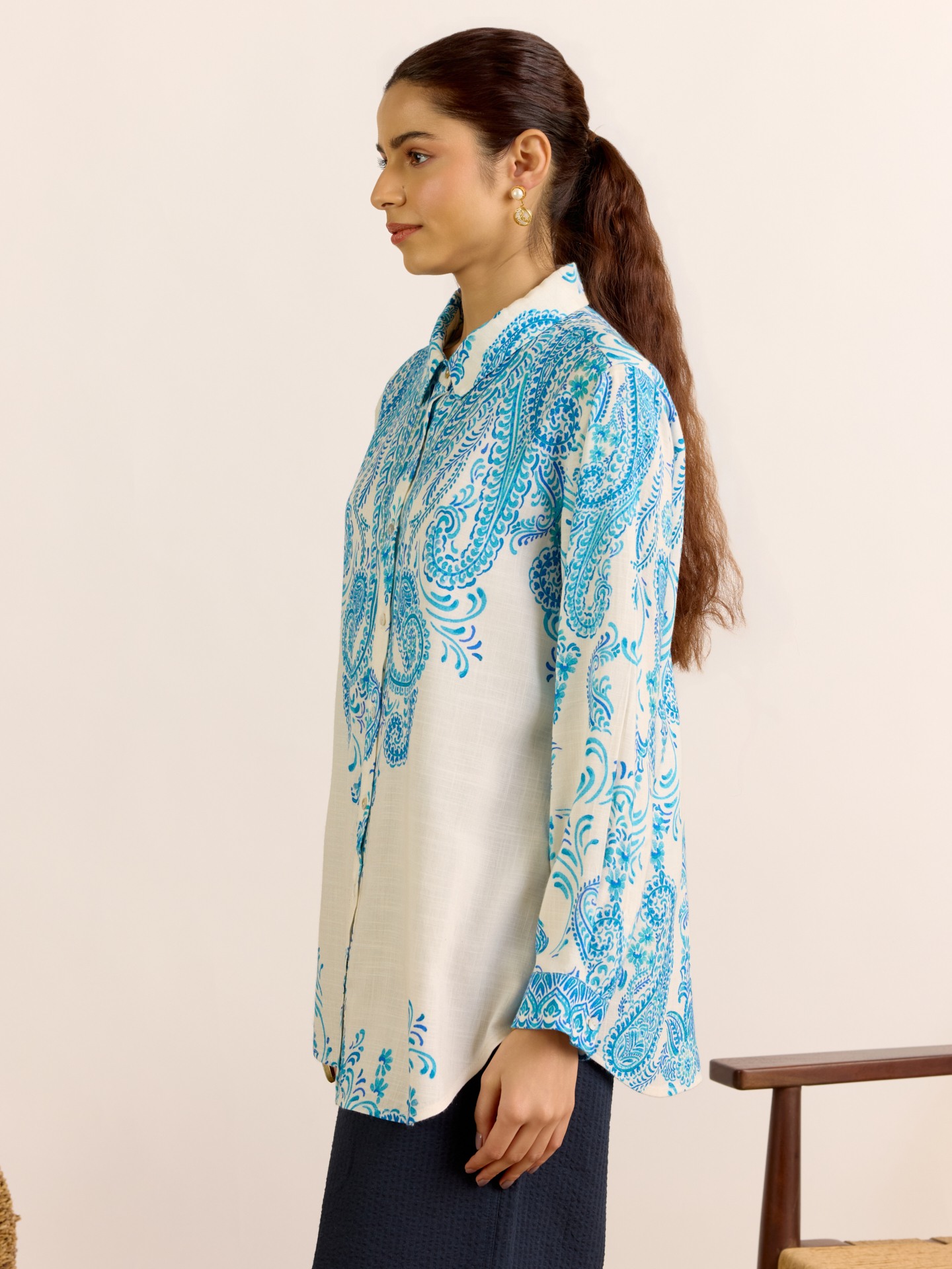 Blue Unnati Shirt