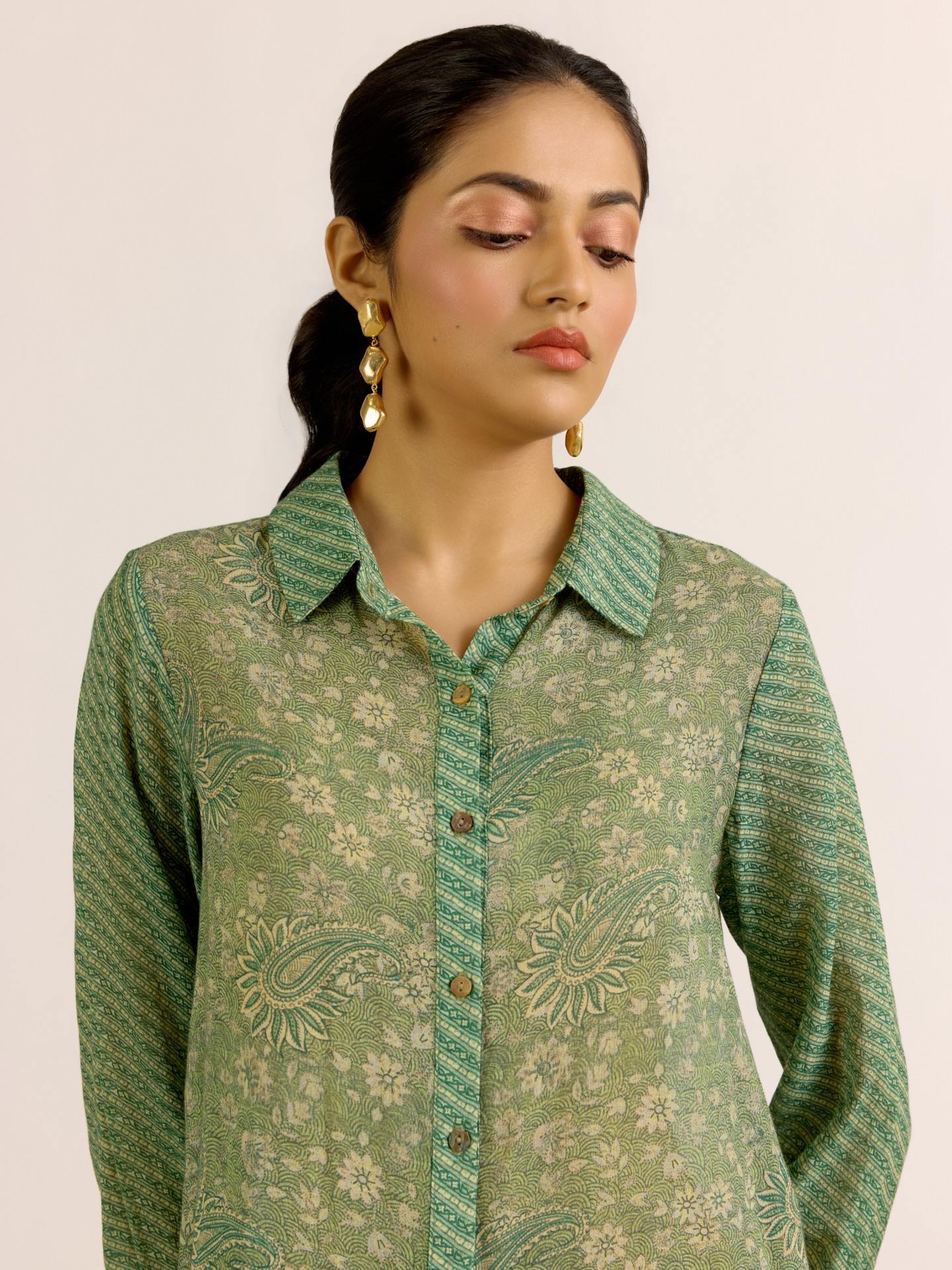 Sage Green Reeva Shirt