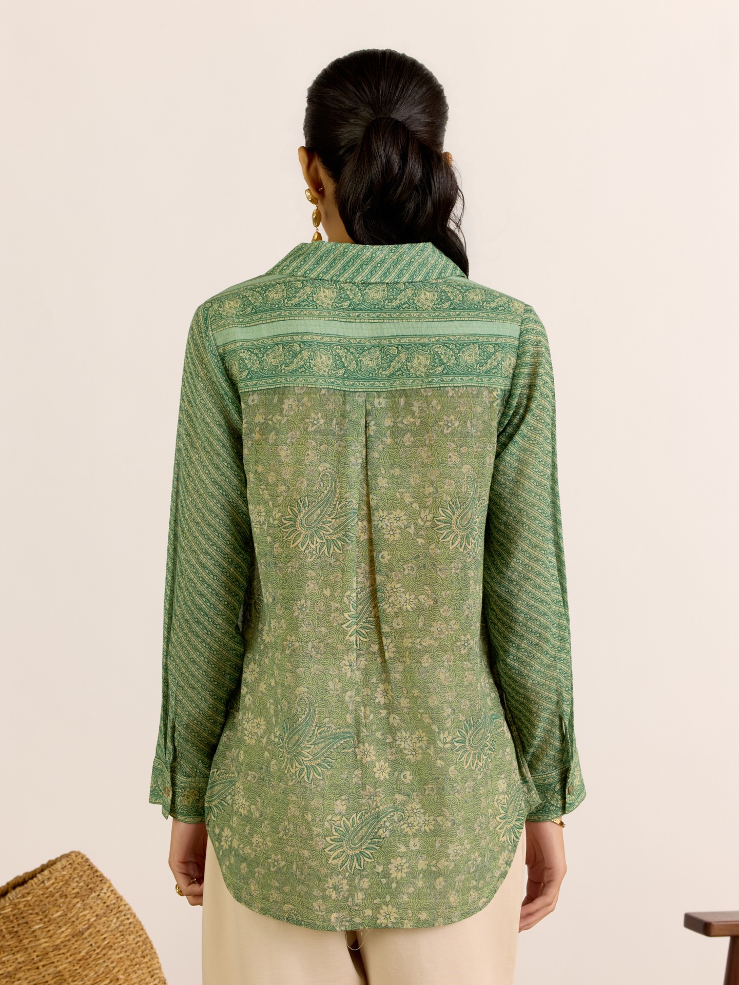 Sage Green Reeva Shirt