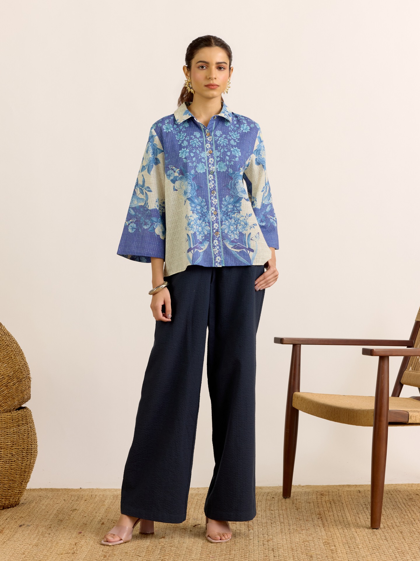 Blue Nilambiri Shirt