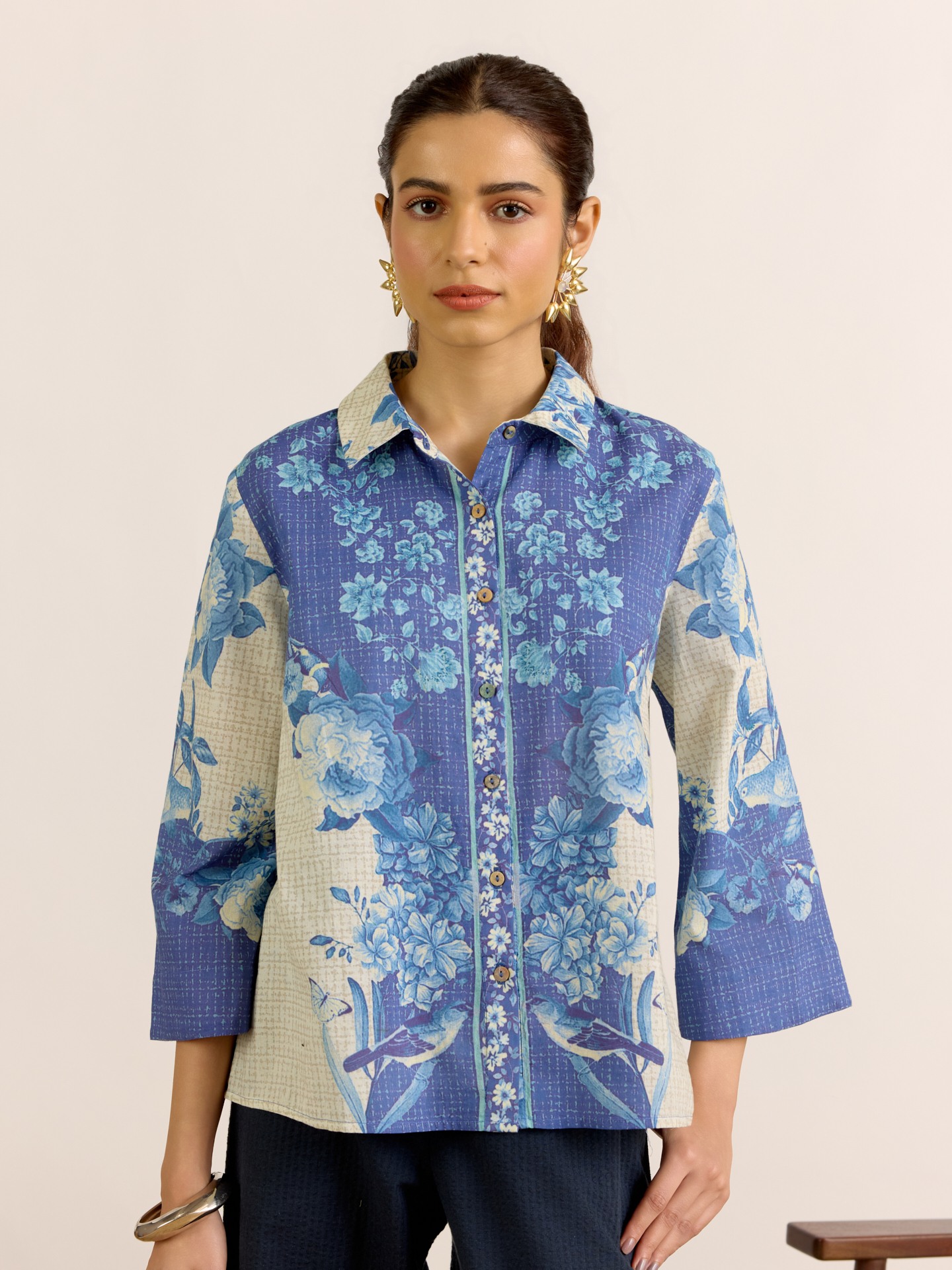 Blue Nilambiri Shirt