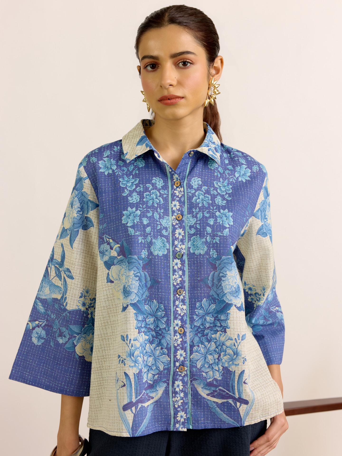 Blue Nilambiri Shirt