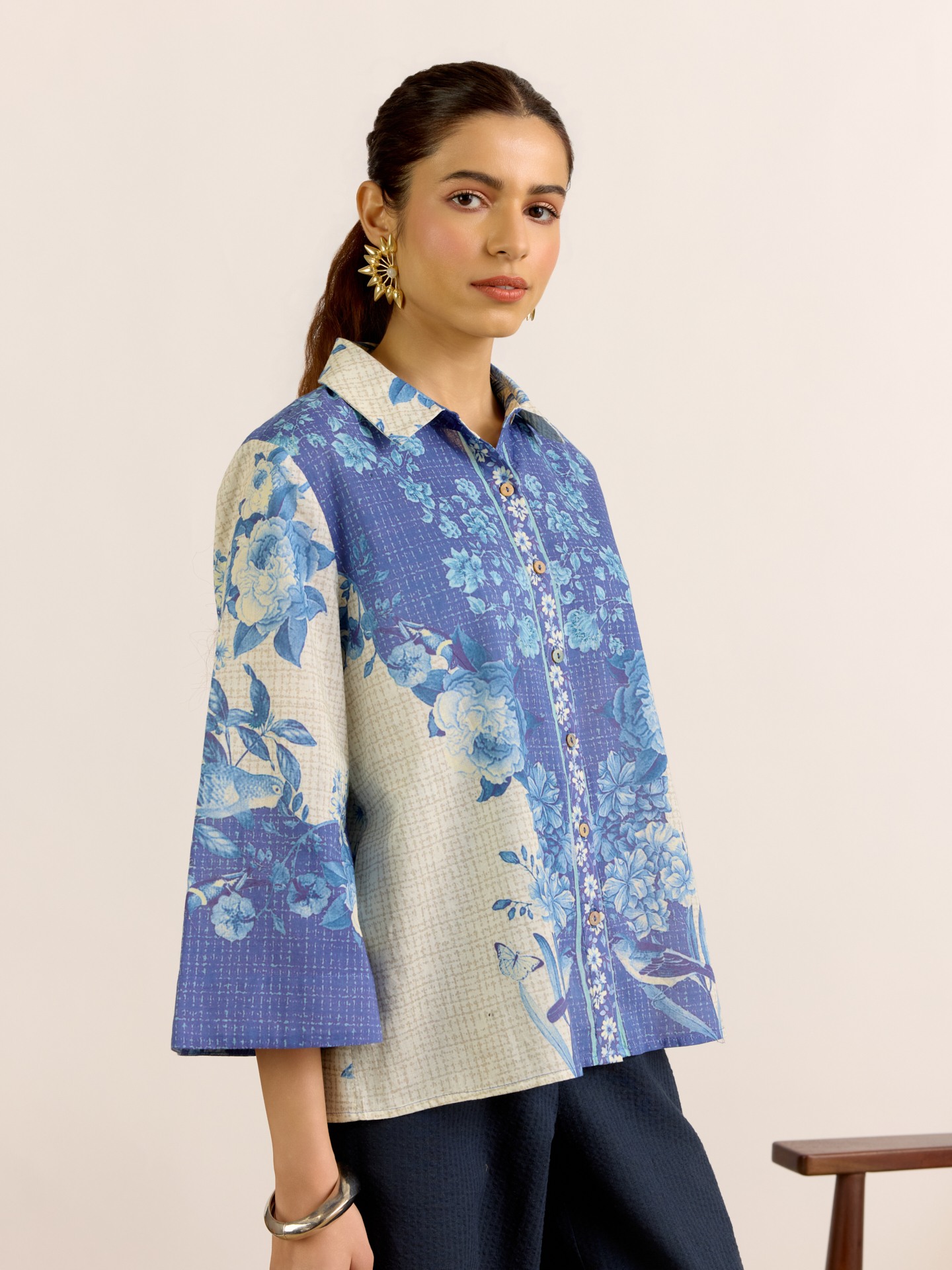 Blue Nilambiri Shirt