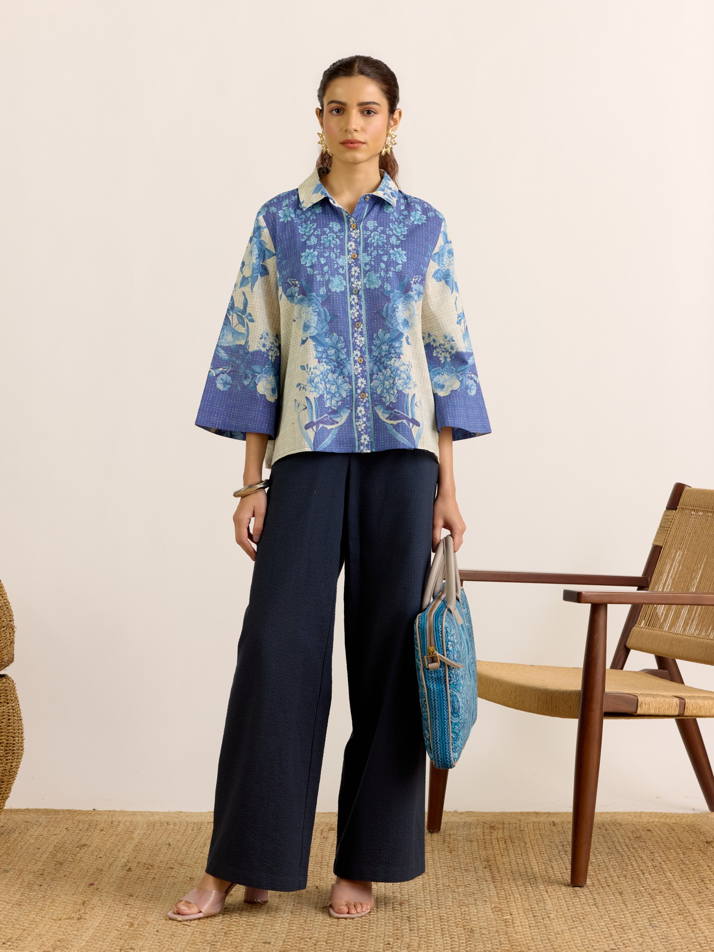 Blue Nilambiri Shirt