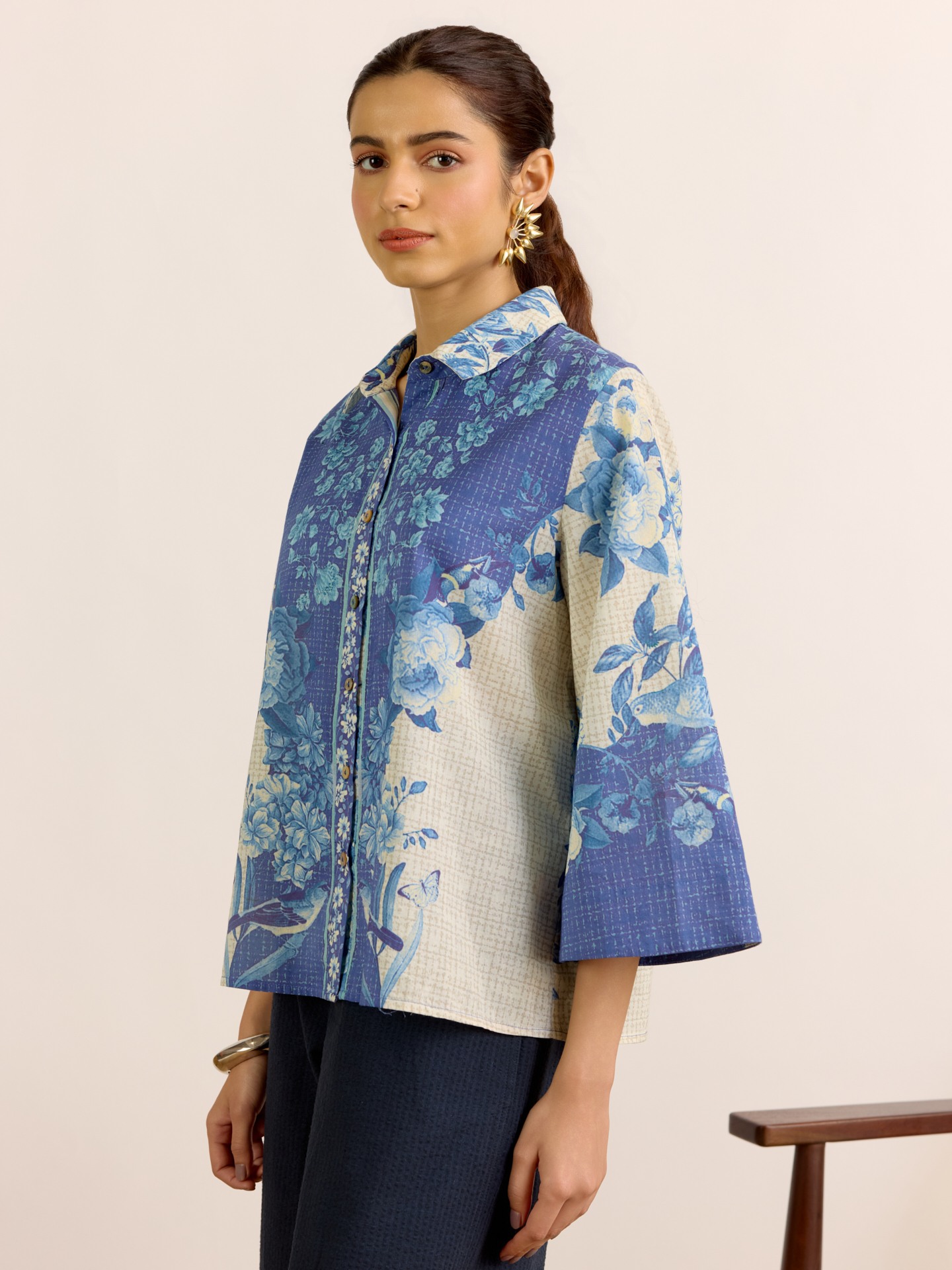Blue Nilambiri Shirt