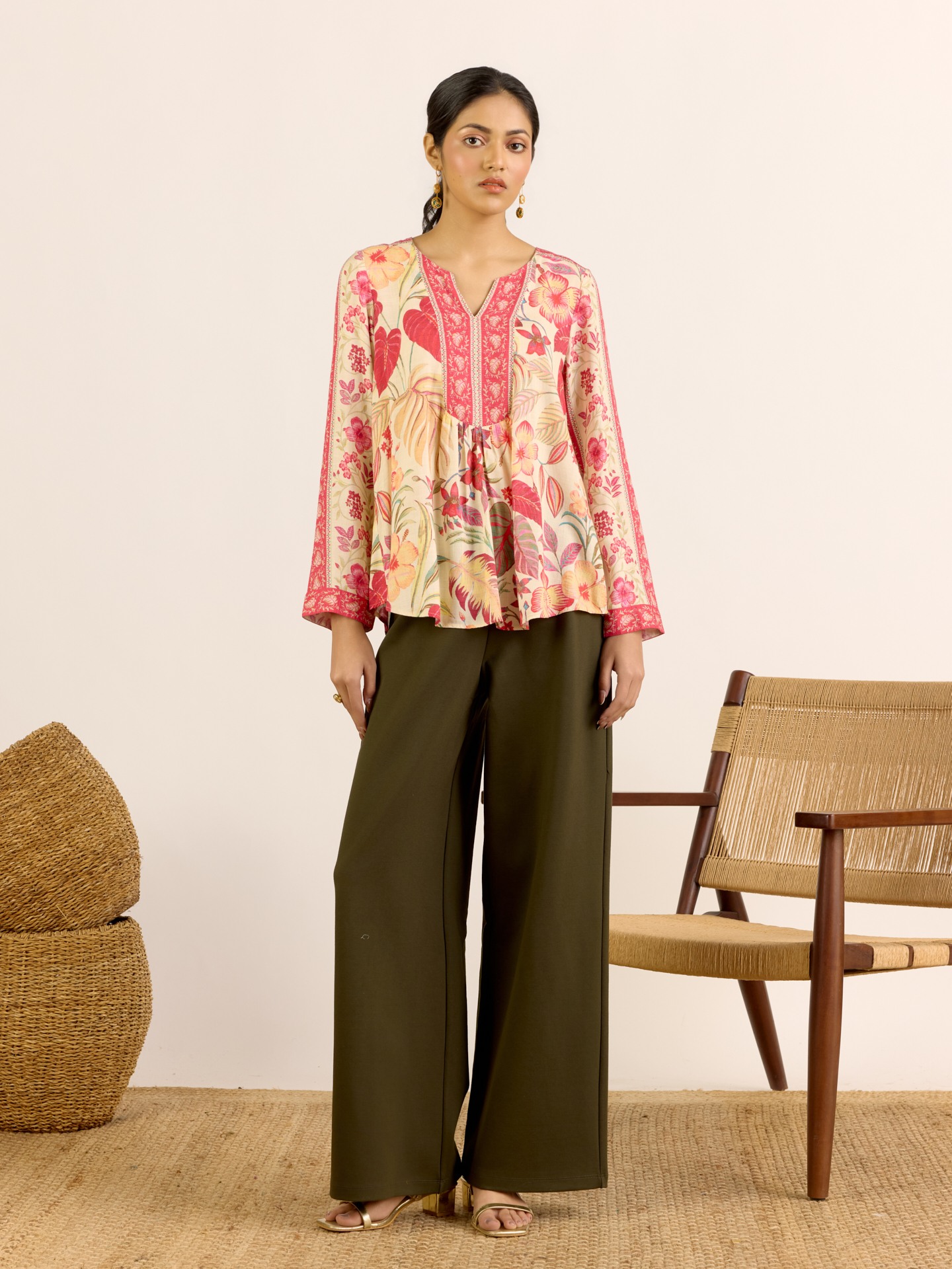 Ecru Aurora Short Top