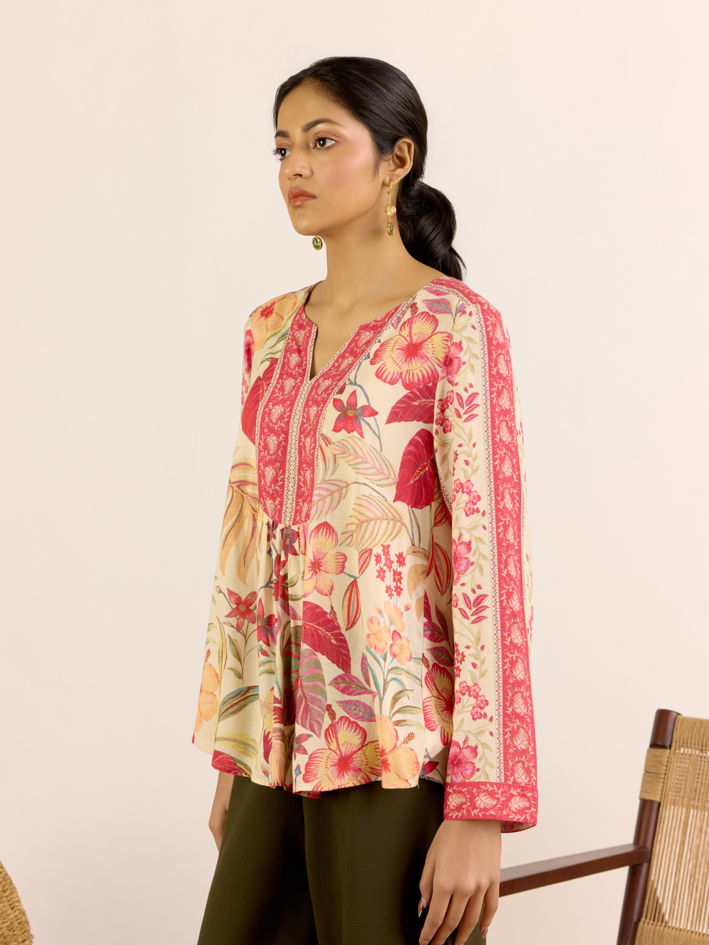Ecru Aurora Short Top