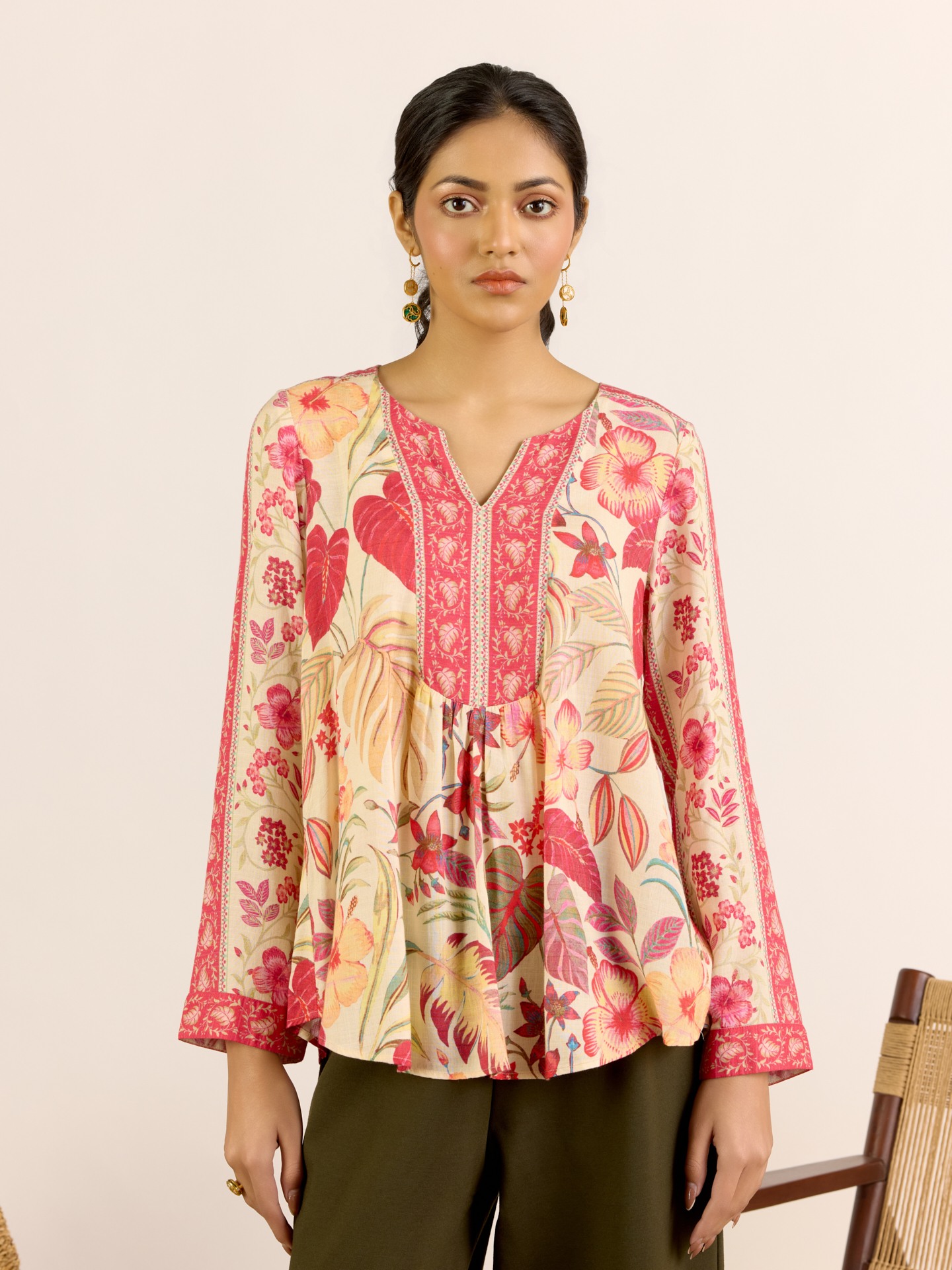 Ecru Aurora Short Top