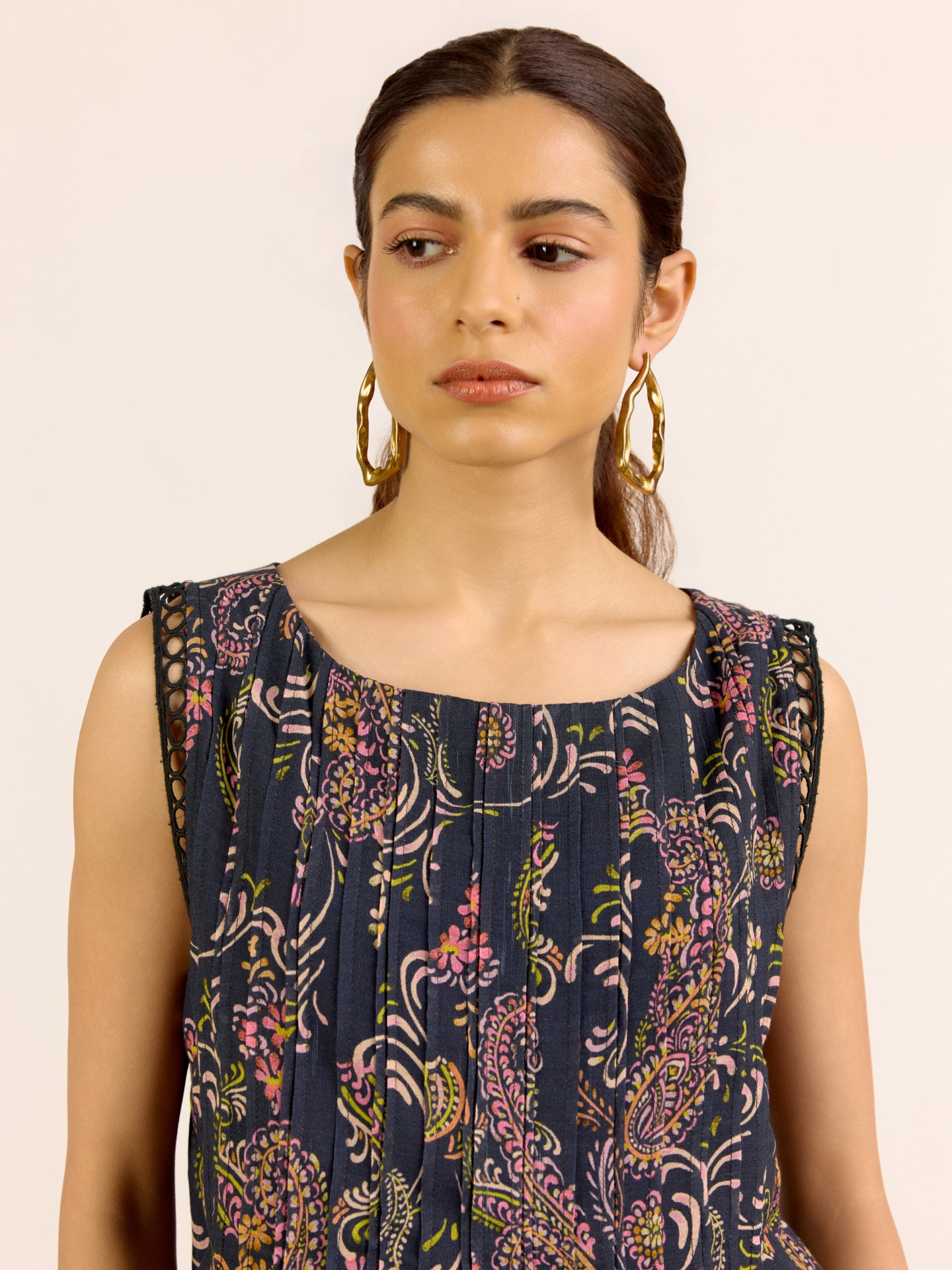 Black Unnati Short Top