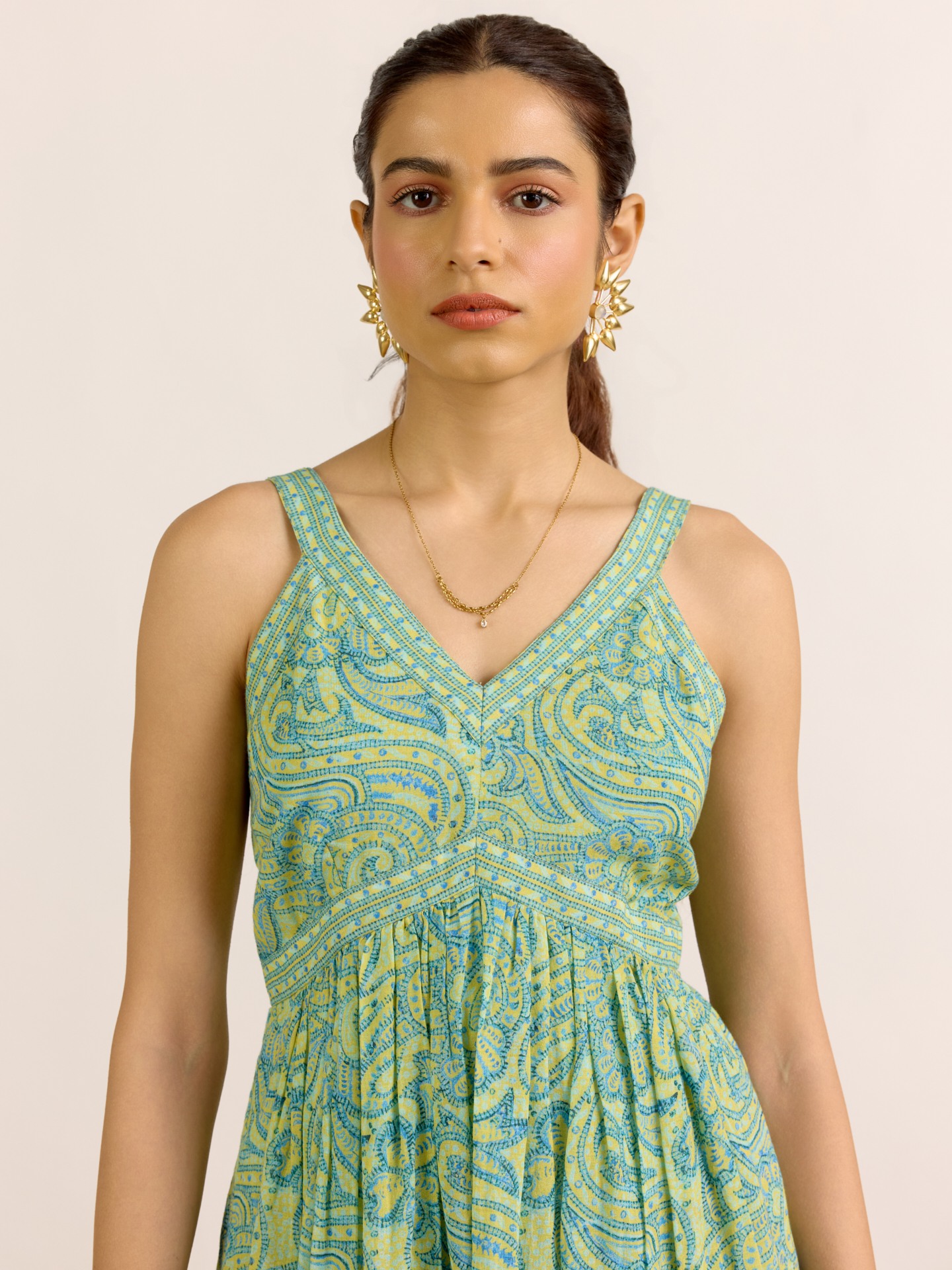 Green Navya Short Top