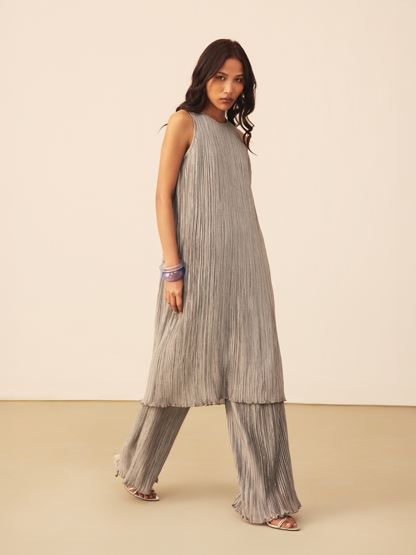 Grey Aubrey Cord Set