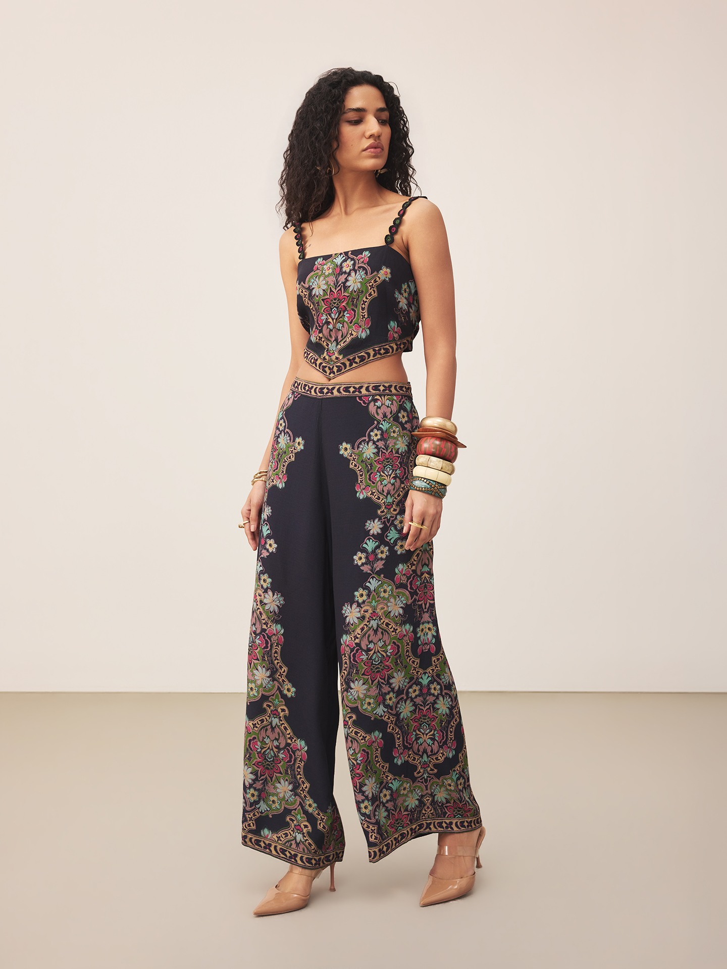 Black Yukta Cord Set