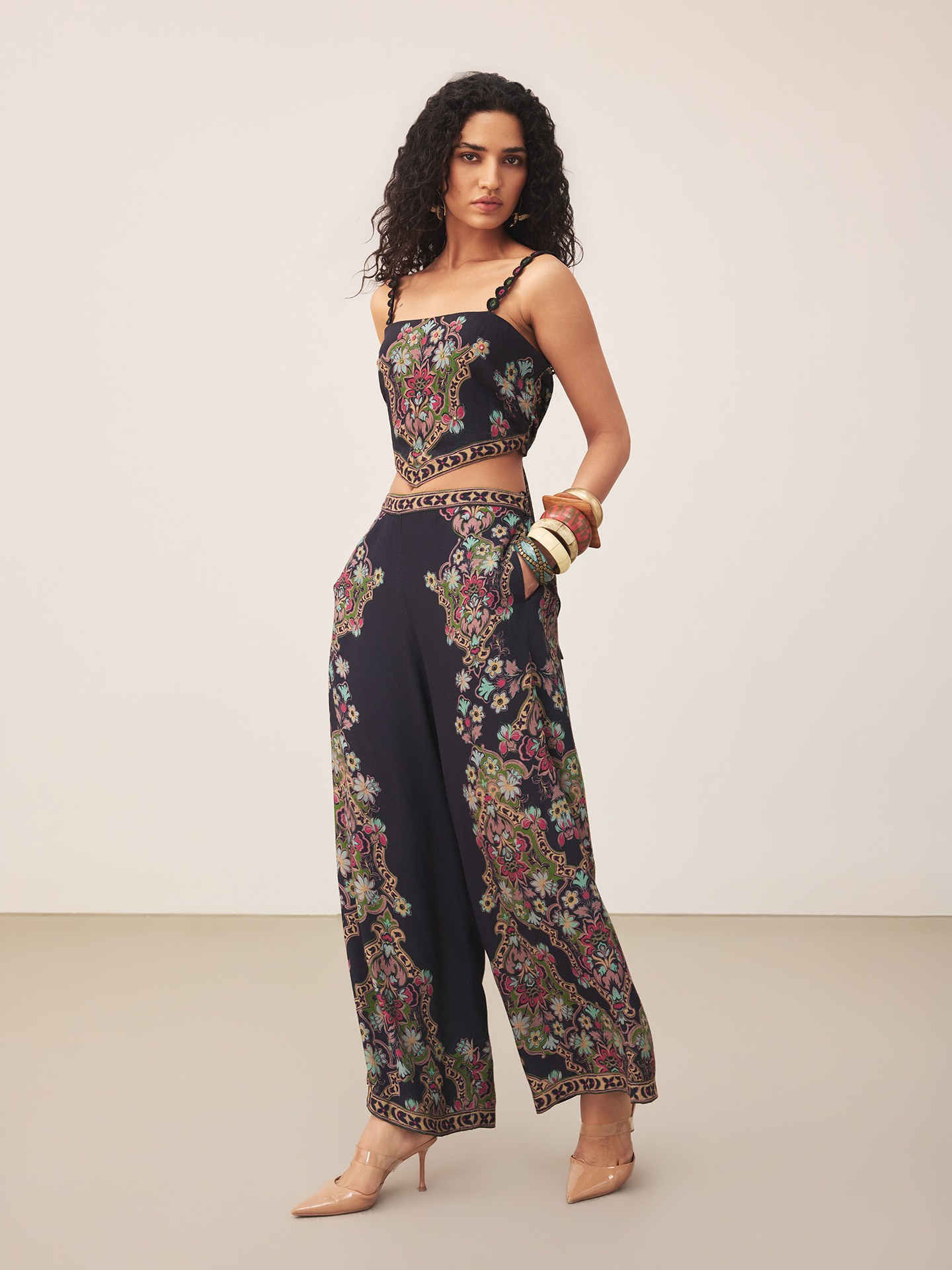 Black Yukta Cord Set