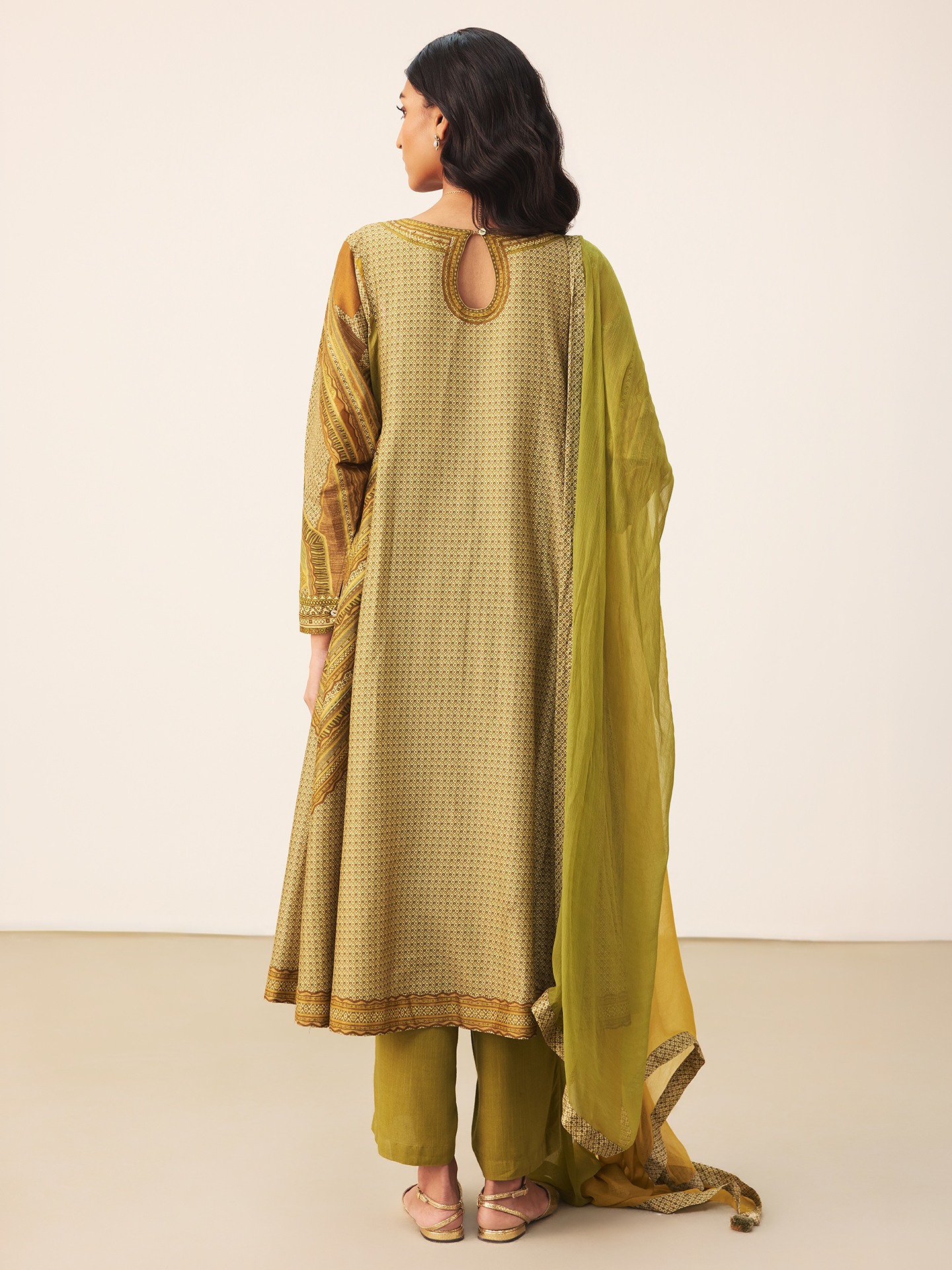 Green Alifia Suit Set