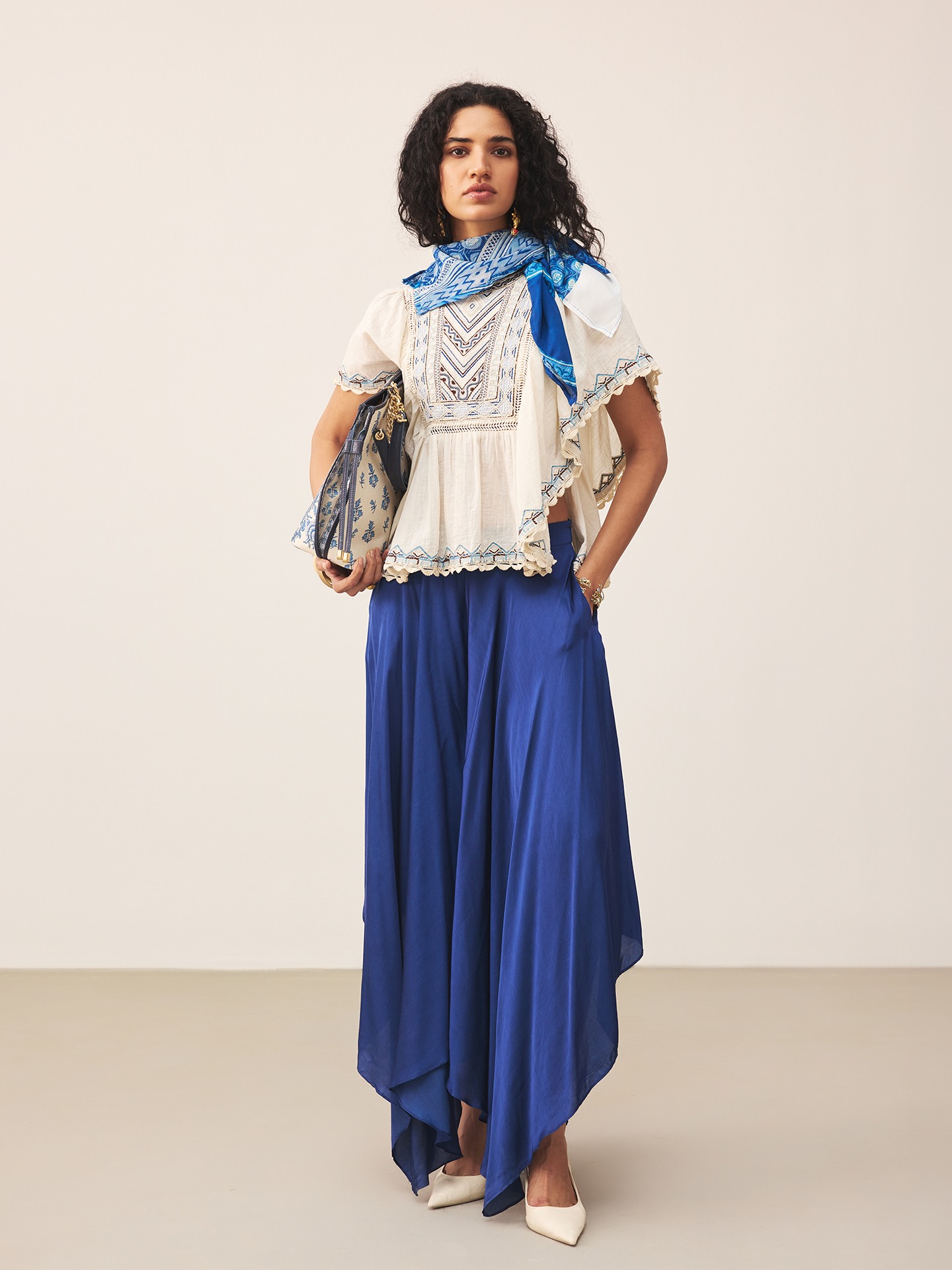 Ecru Frolica Kurti