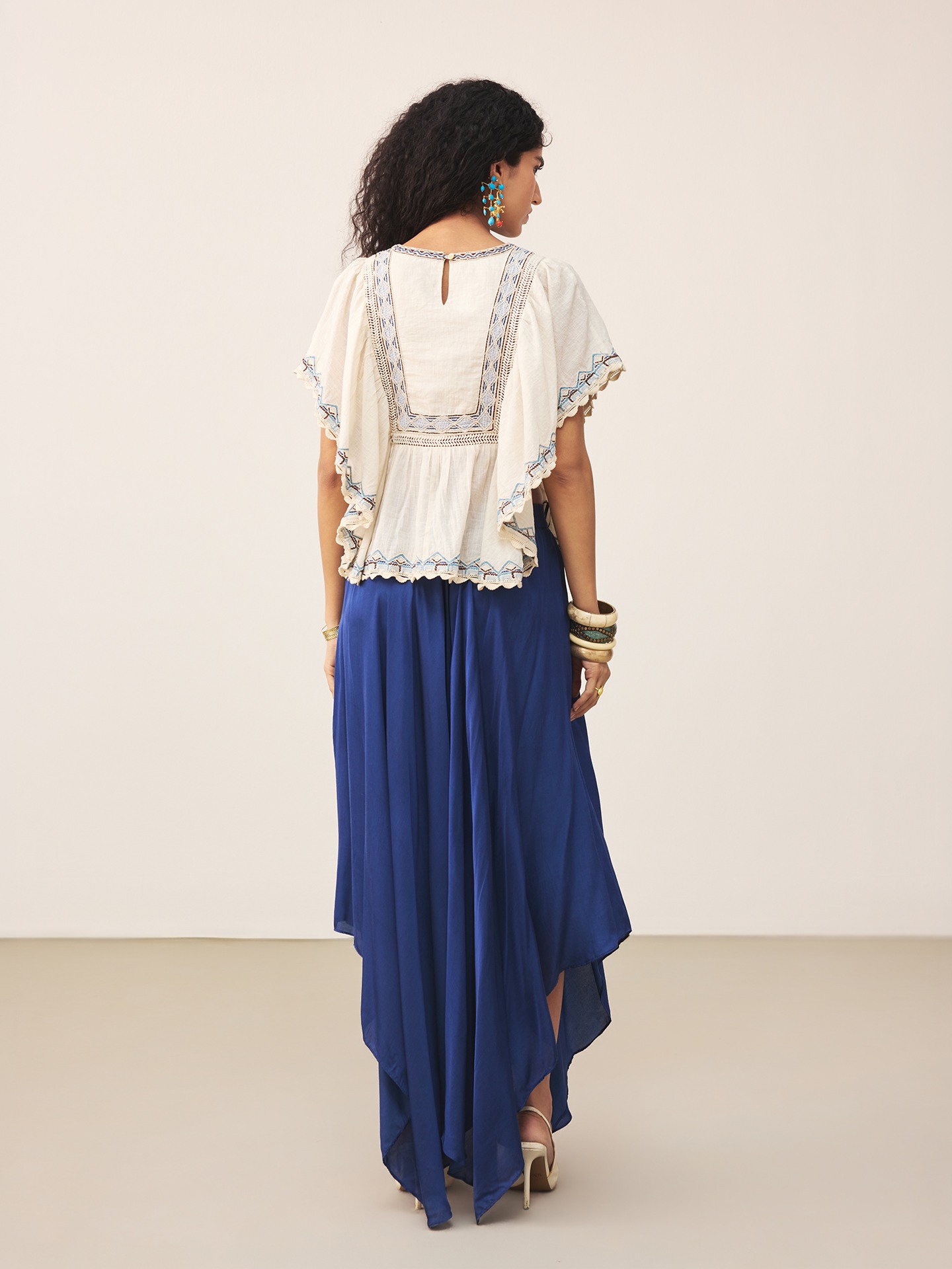 Ecru Frolica Kurti