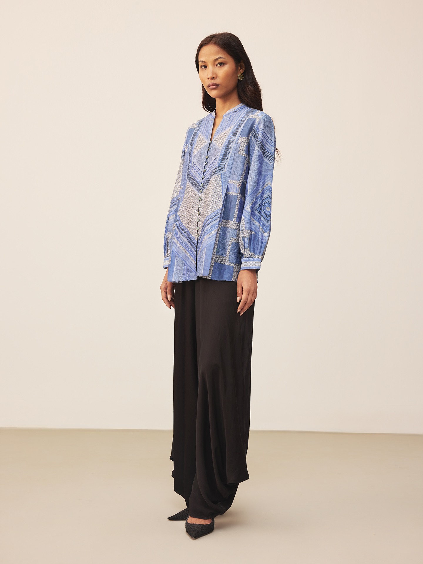 Blue Alifia Kurti