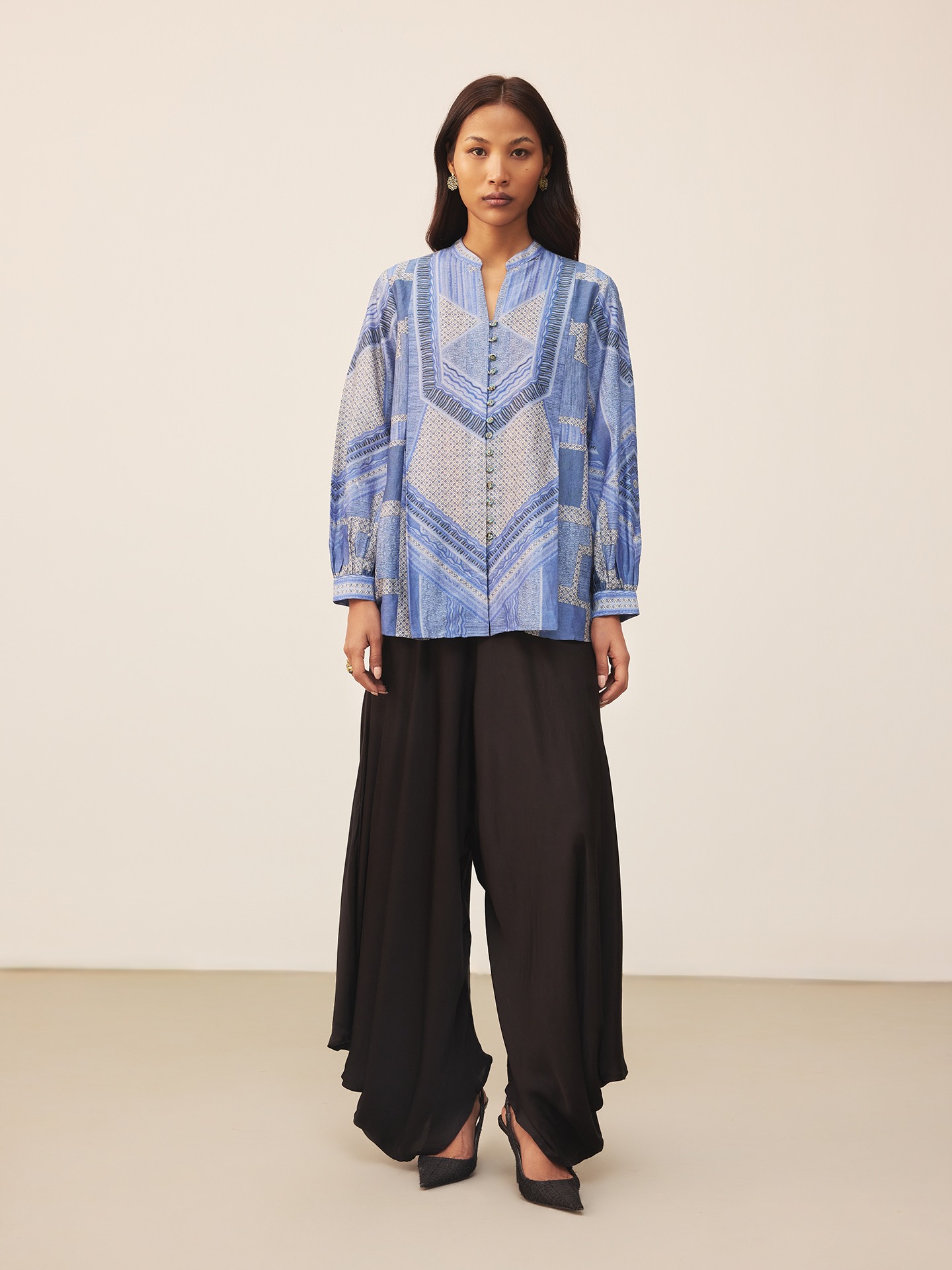 Blue Alifia Kurti