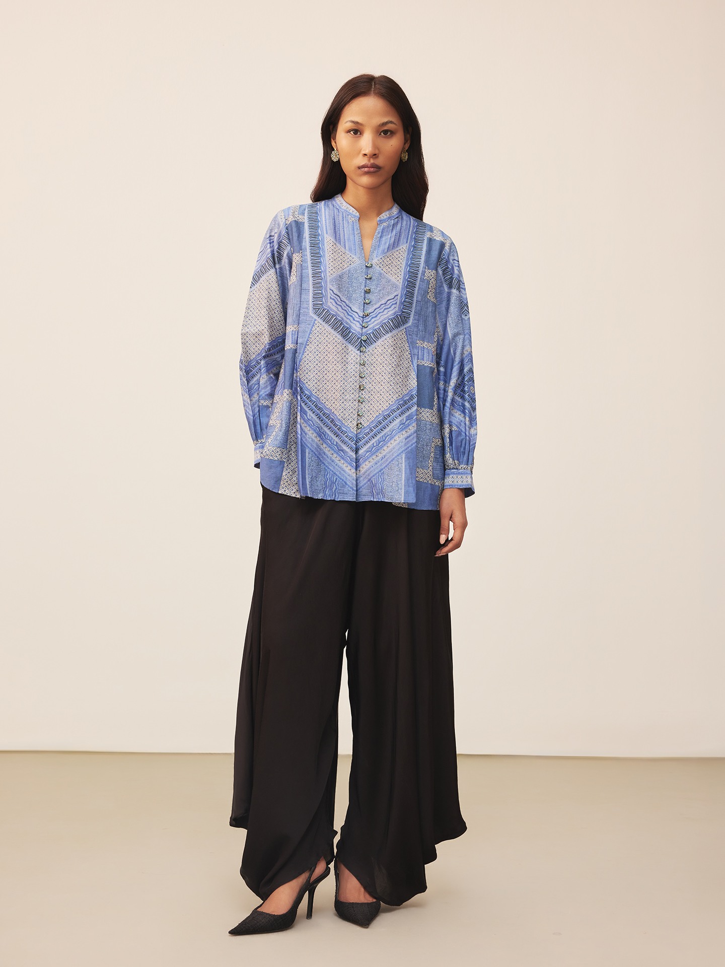 Blue Alifia Kurti