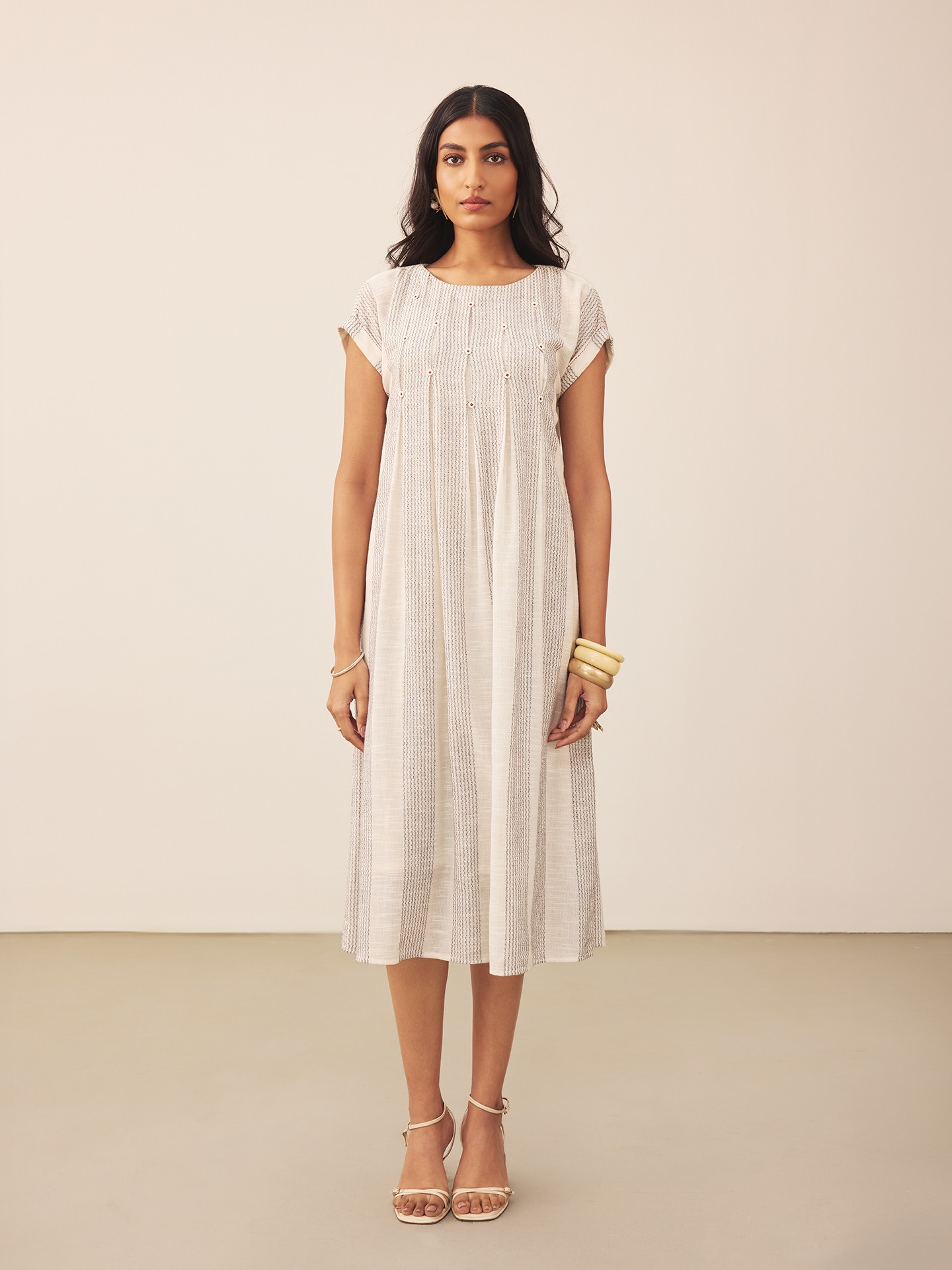 Ecru Tarangg Long Dress