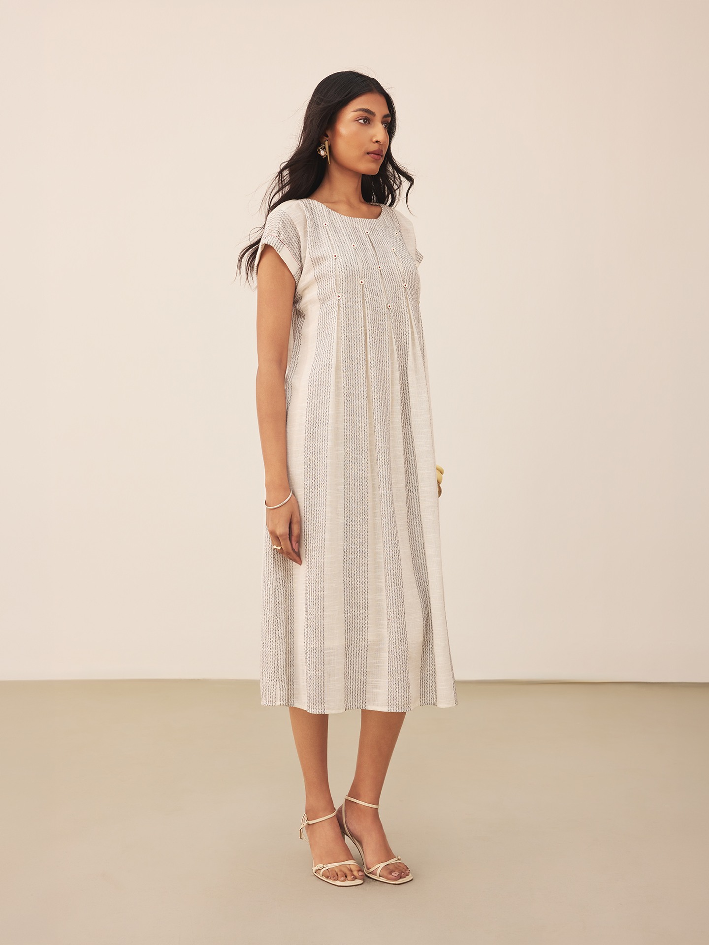 Ecru Tarangg Long Dress