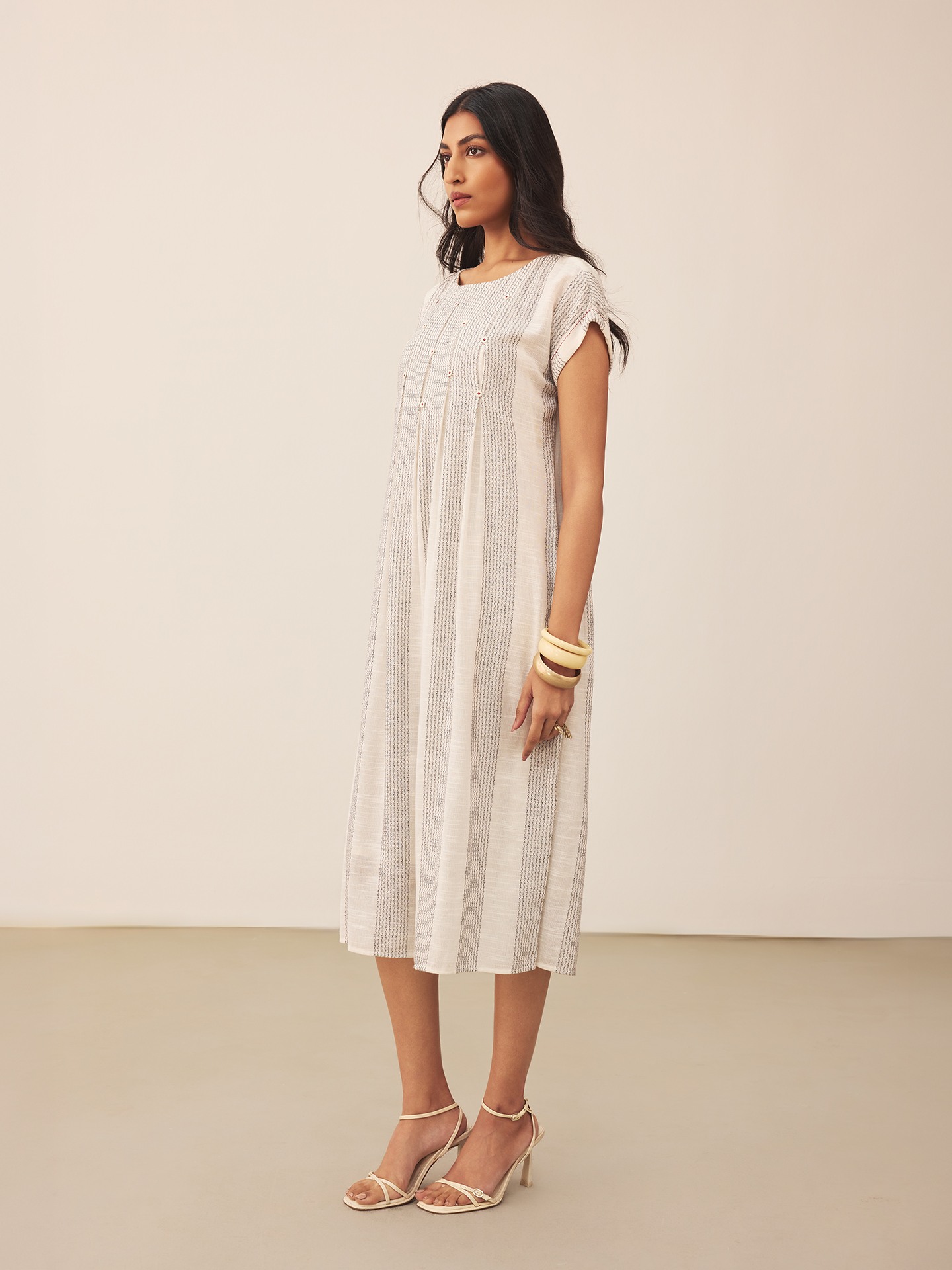 Ecru Tarangg Long Dress