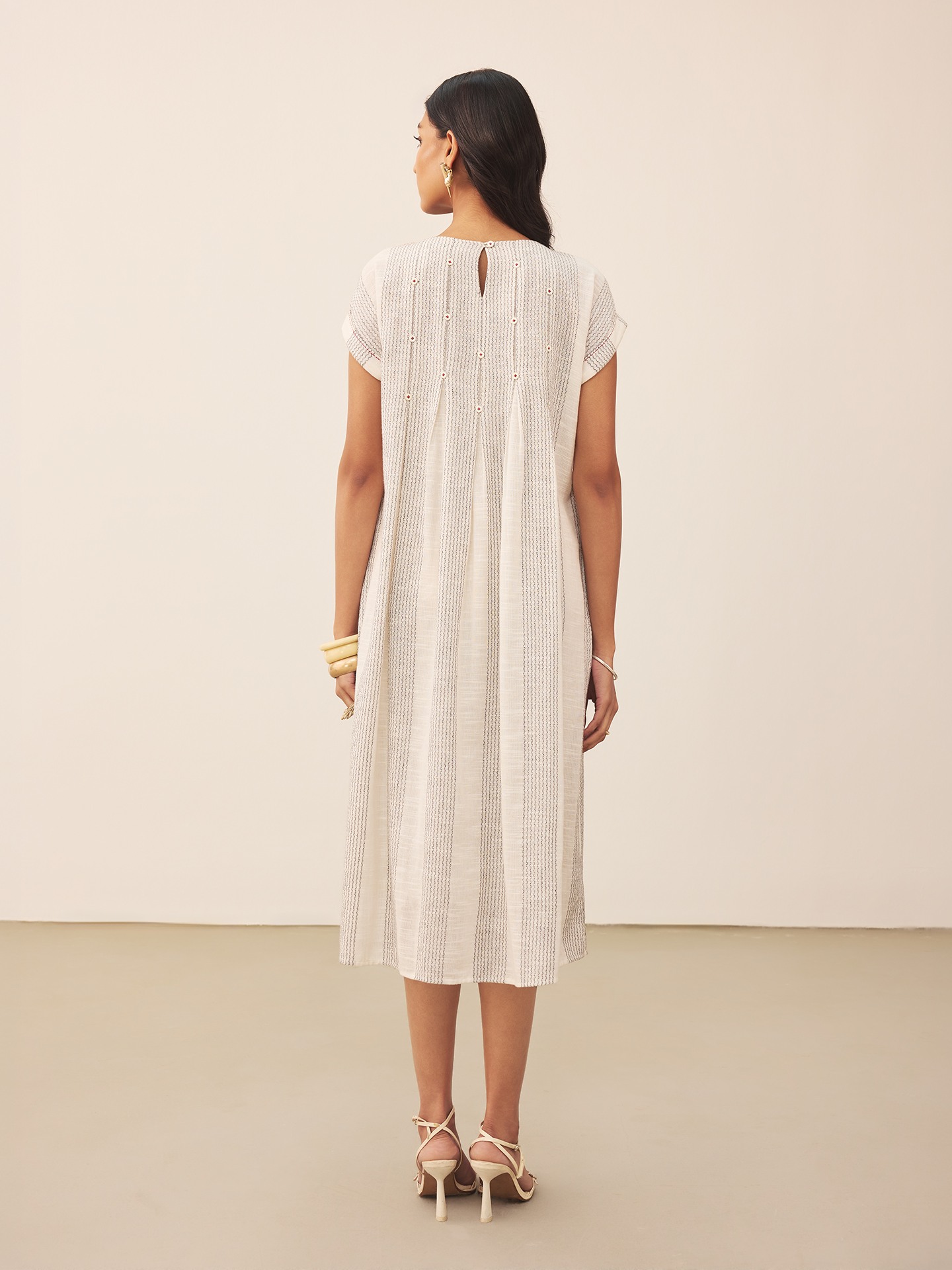 Ecru Tarangg Long Dress