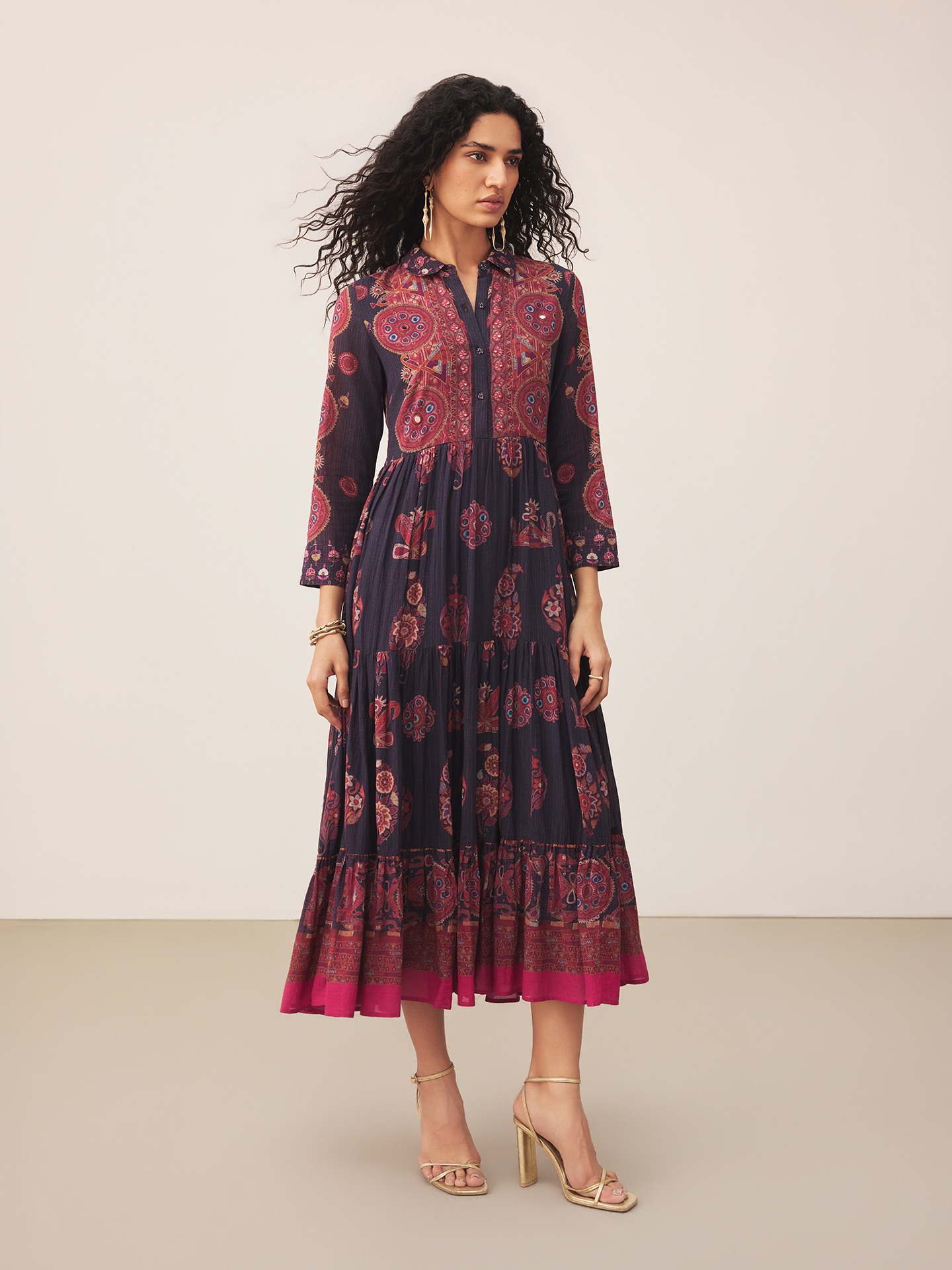Black Uppwan Long Dress