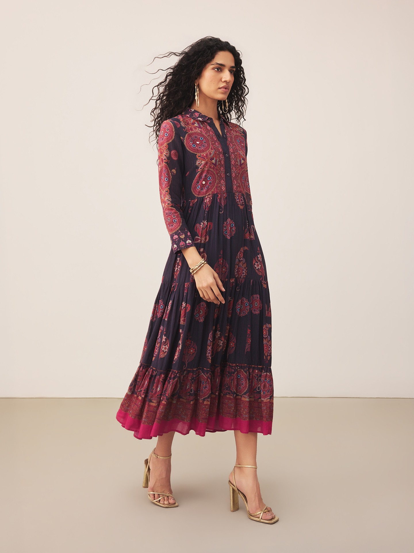 Black Uppwan Long Dress