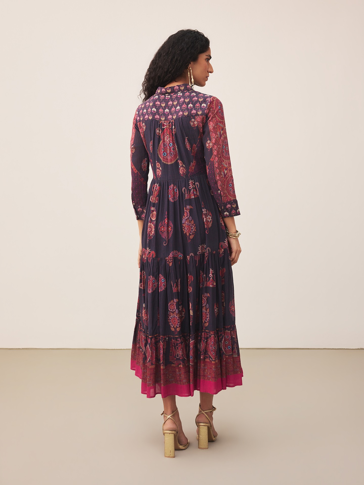 Black Uppwan Long Dress